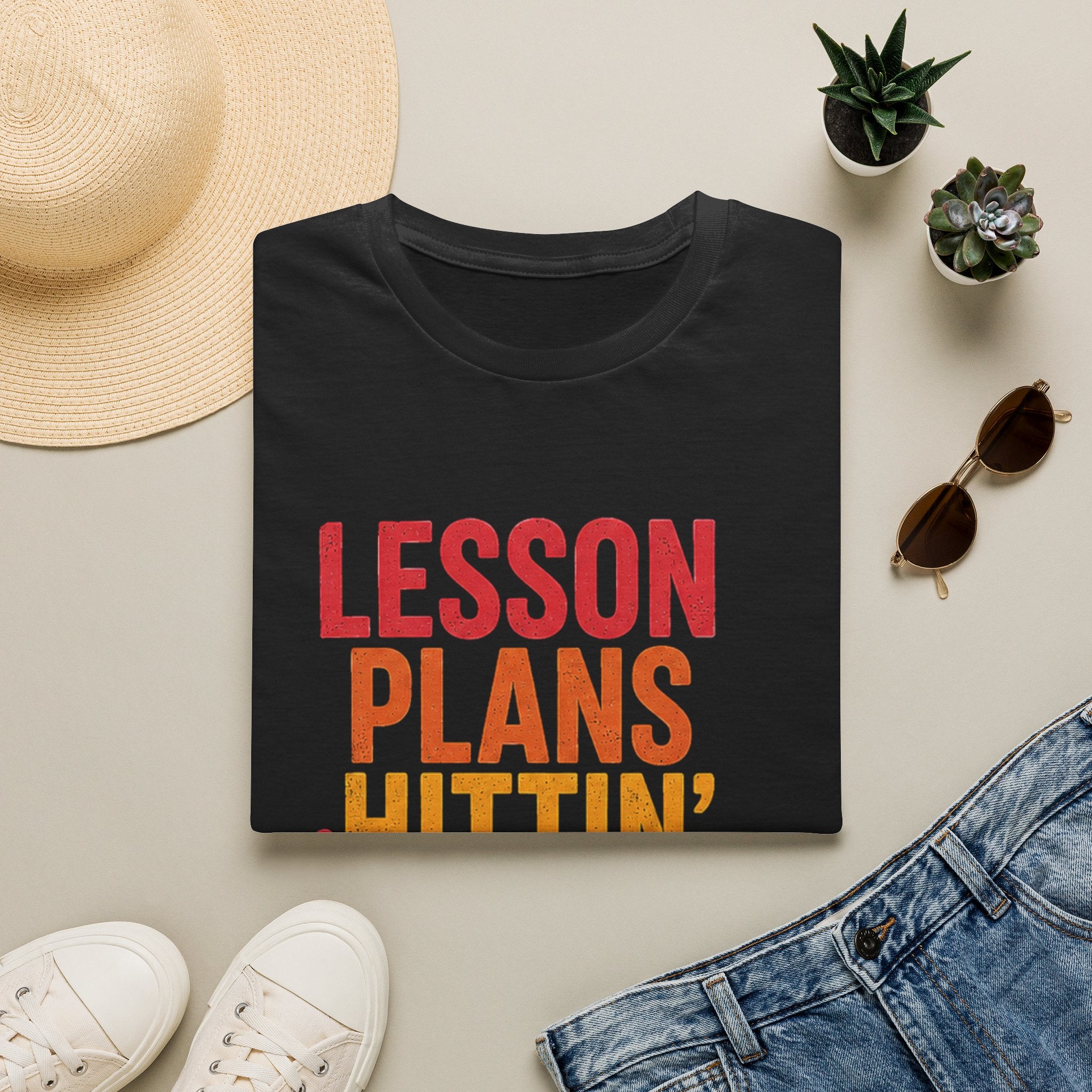 Teacher T-Shirt — "Lesson Plans Hittin' Like a Mixtape" Retro Teacher Gift