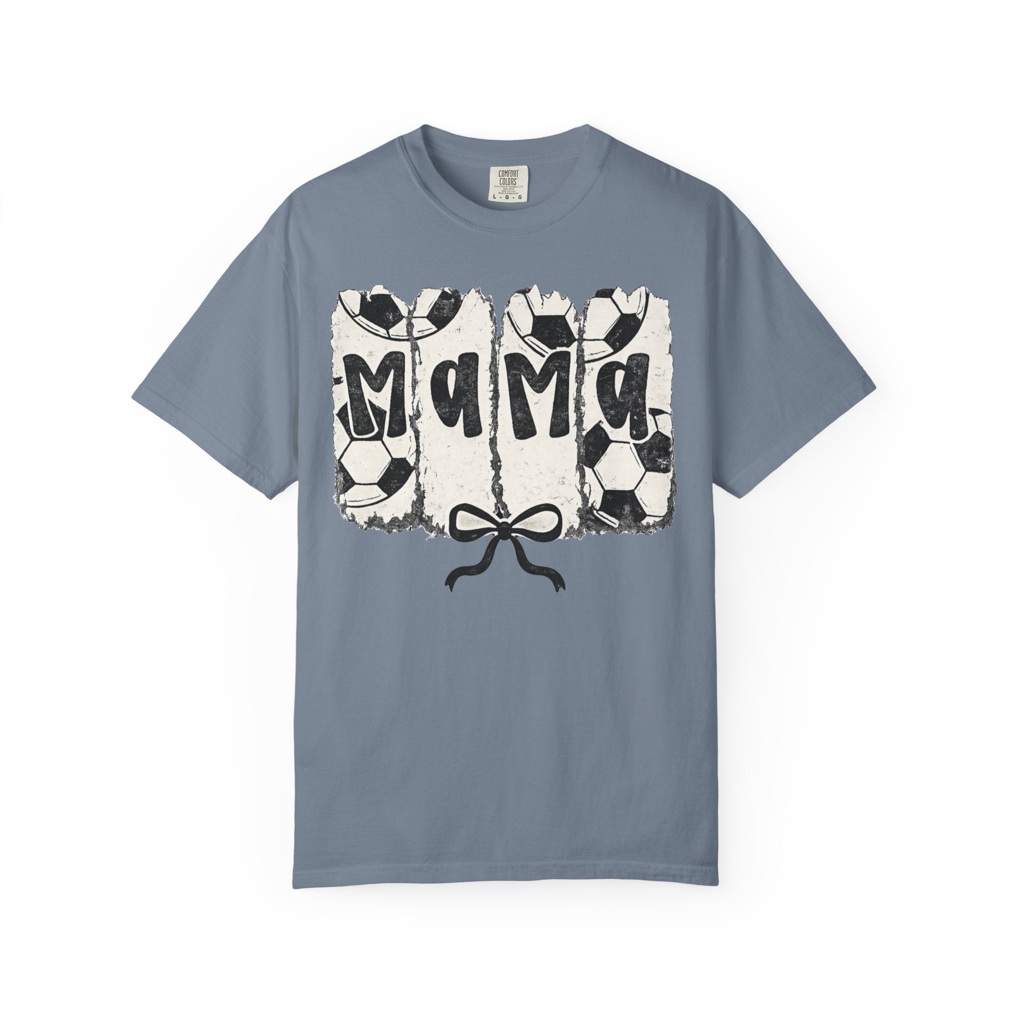 Mama Soccer T-Shirt — Vintage Soccer Ball Mama Tee for Moms
