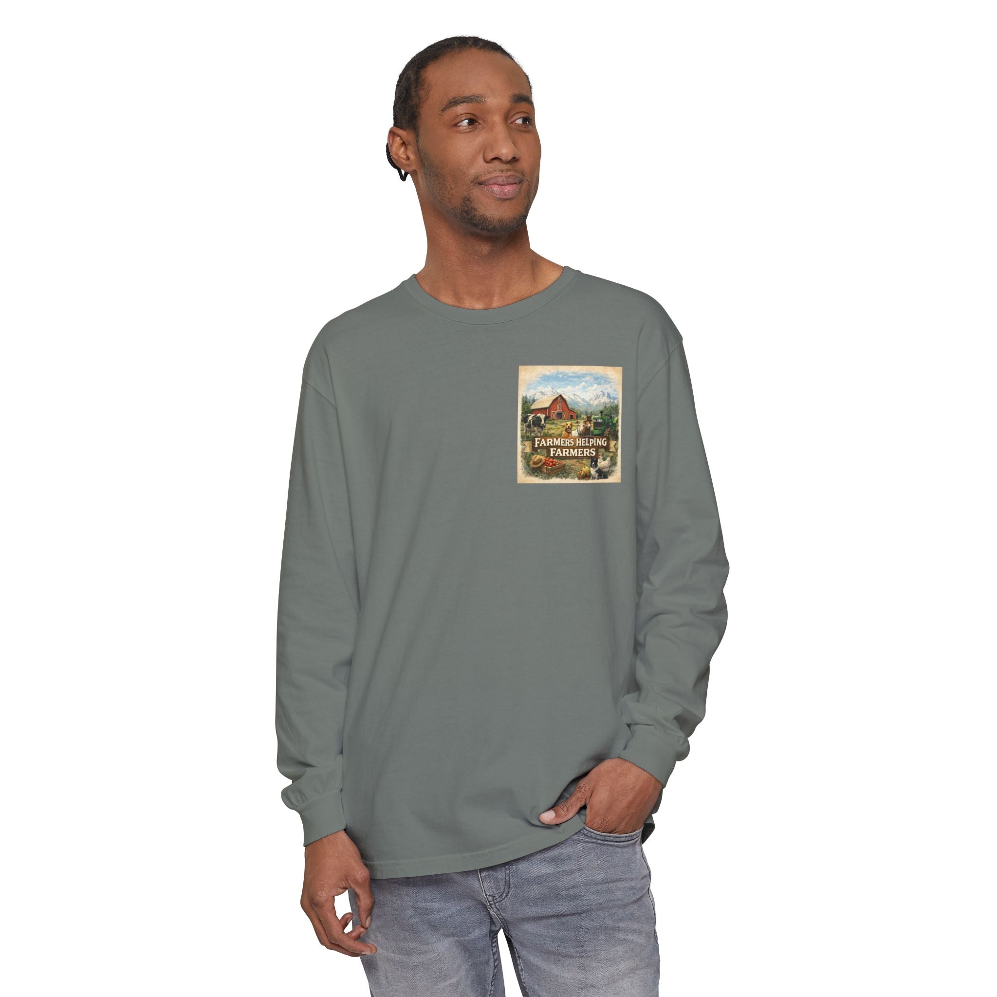 Farmers Helping Farmers Long Sleeve Tee
