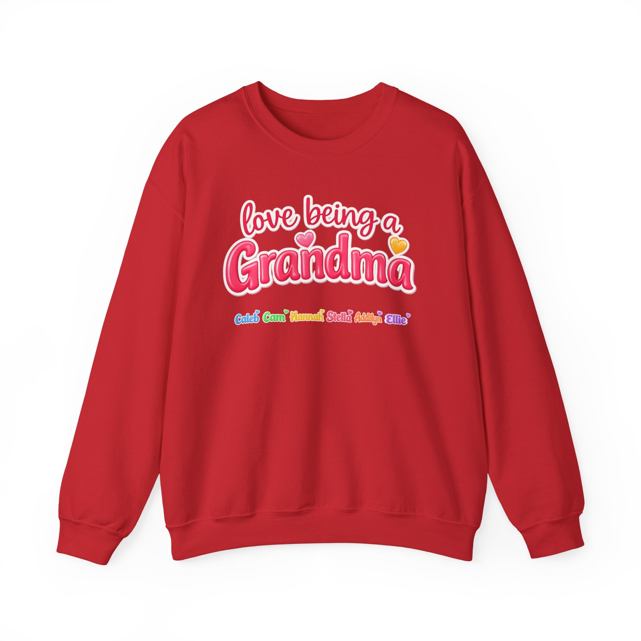 Grandma Crewneck Sweatshirt - "Love Being a Grandma" Cozy Gift