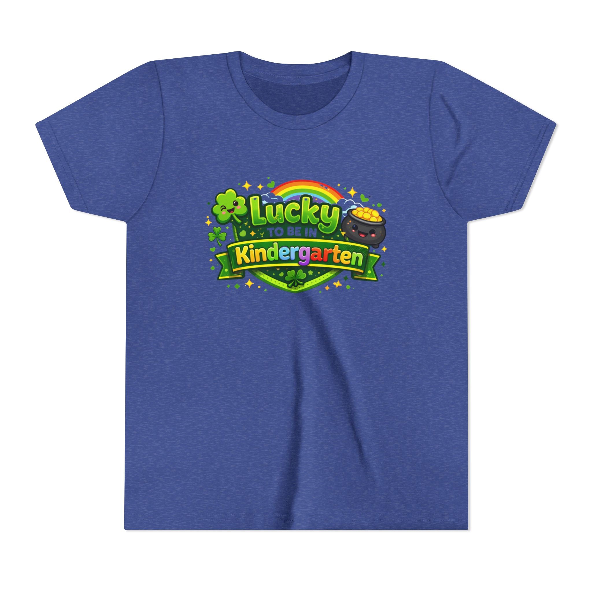 Lucky to Be in Kindergarten Youth Tee — St. Patrick’s Day Kindergarten Shirt