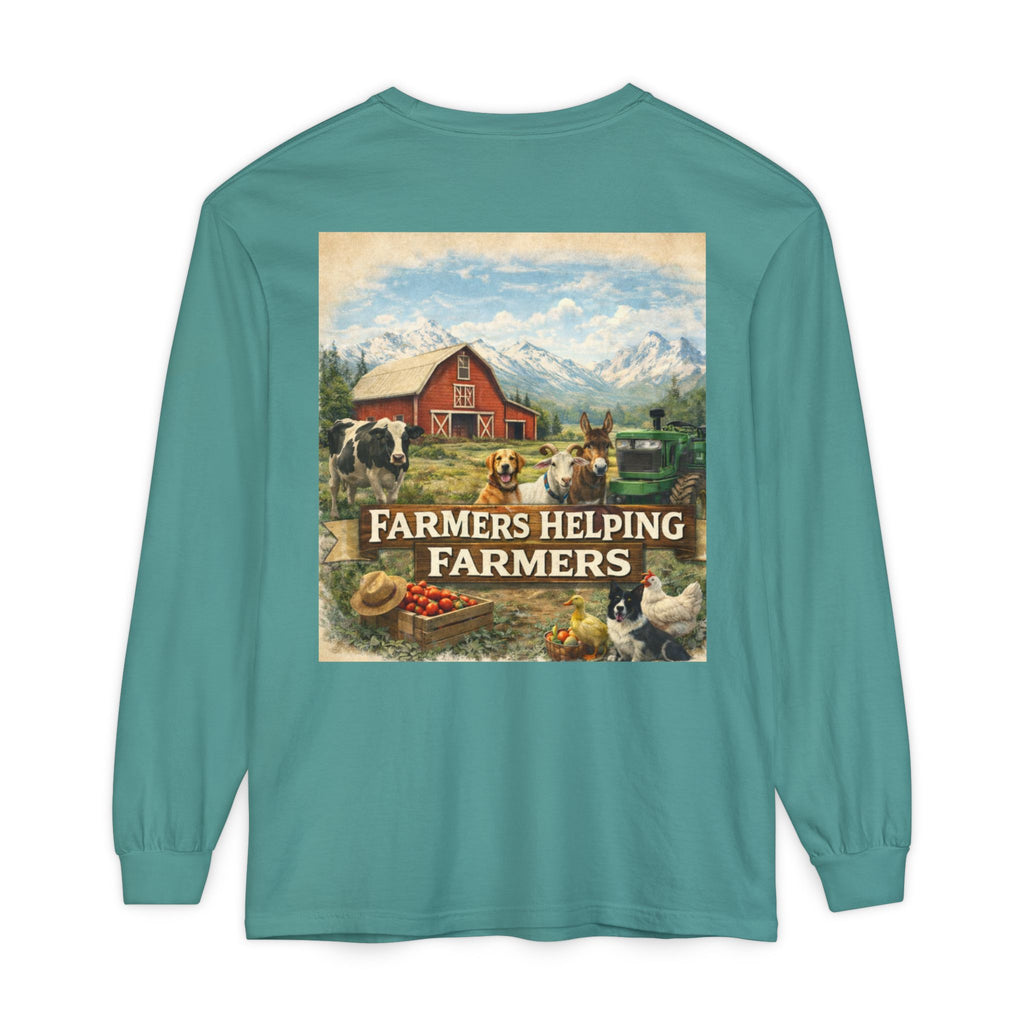 Farmers Helping Farmers Long Sleeve Tee