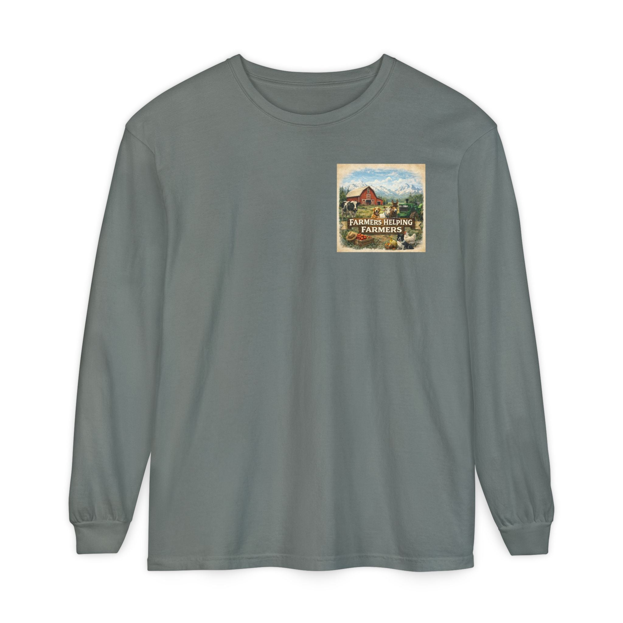 Farmers Helping Farmers Long Sleeve Tee