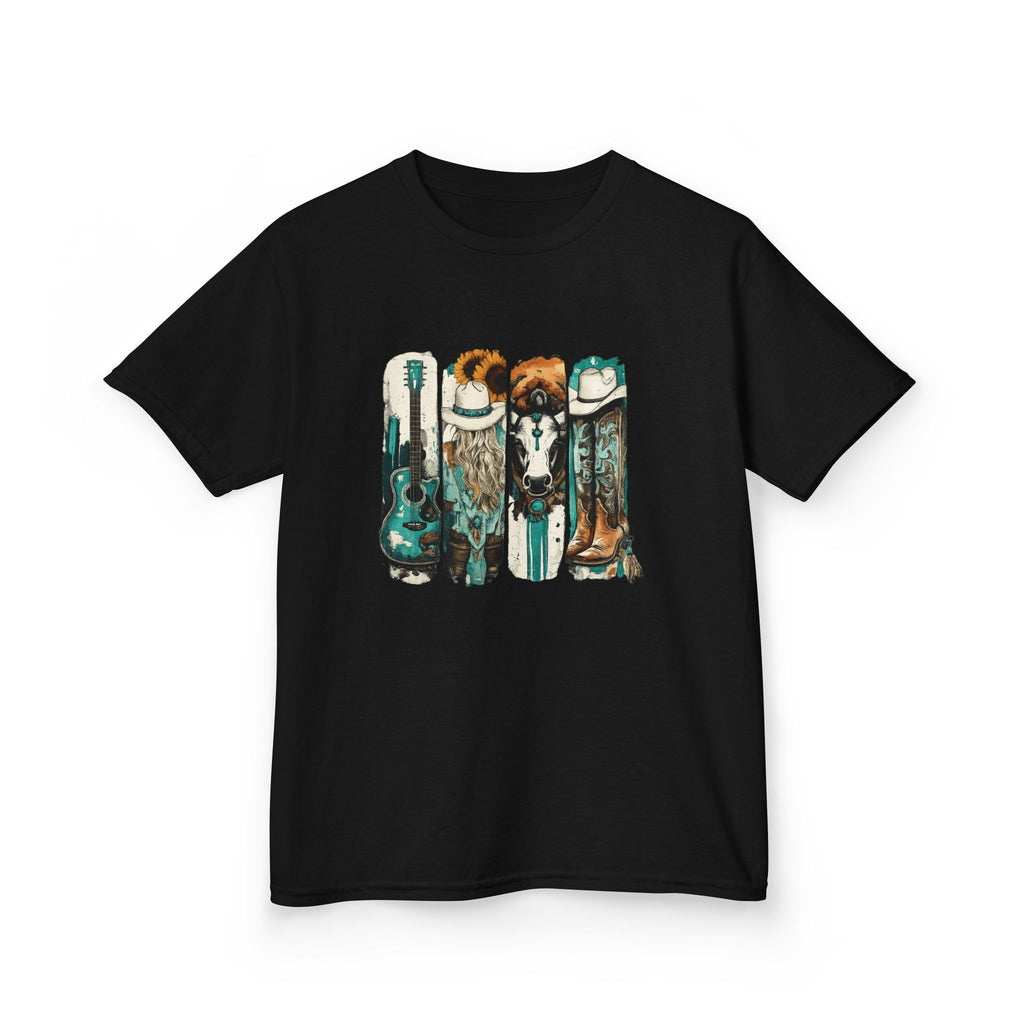 Kids Surfboard Dogs T‑Shirt – Cute Beach Pup Graphic Tee for Kids
