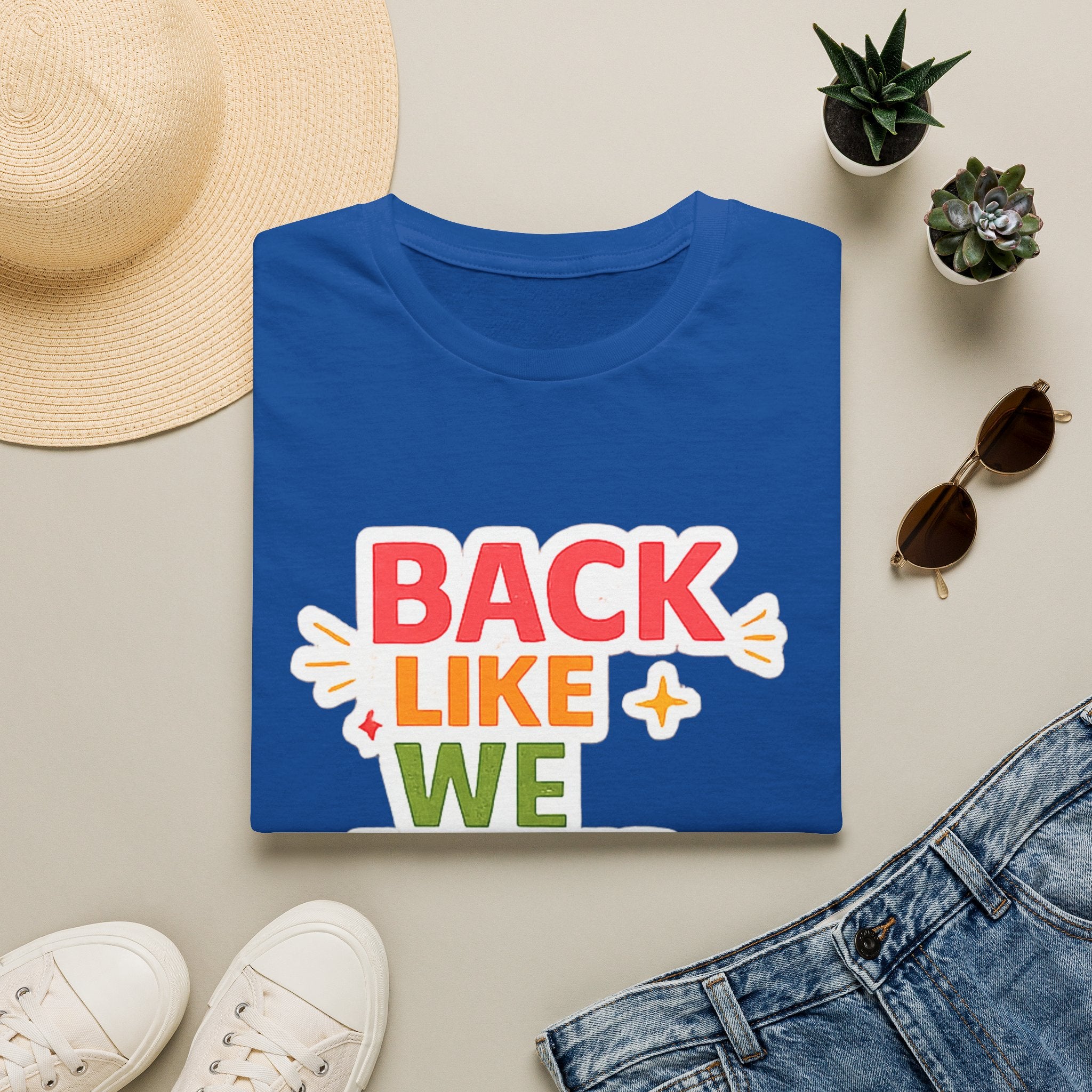 Back Like We Never Left T-Shirt — Retro Bold Reunion Tee