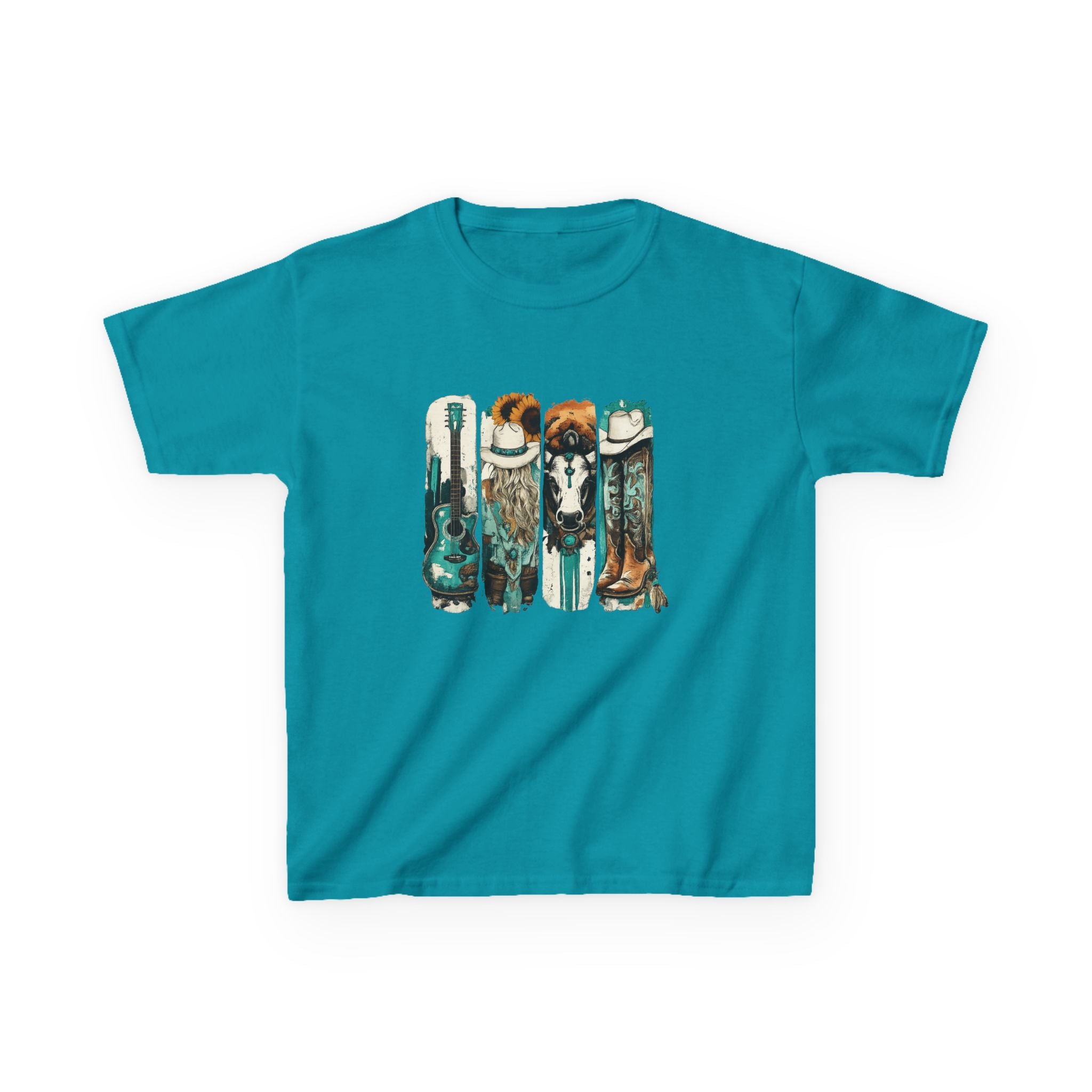 Kids Surfboard Dogs T‑Shirt – Cute Beach Pup Graphic Tee for Kids