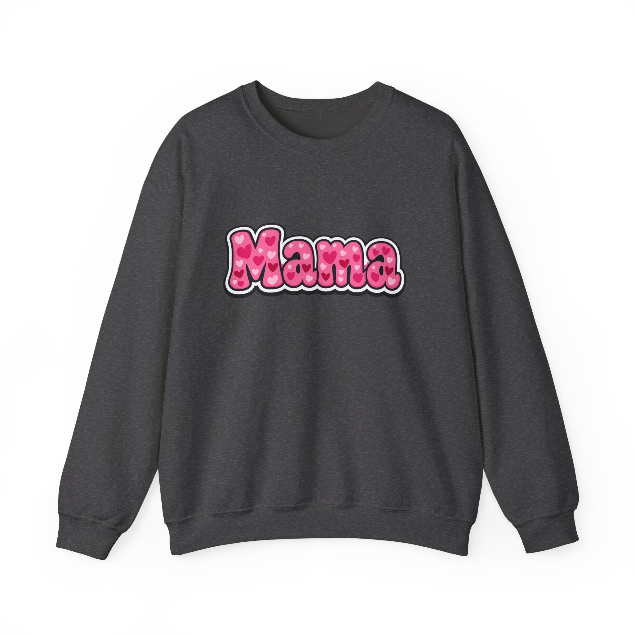 Mama Pink Bubble Letter Crewneck Sweatshirt