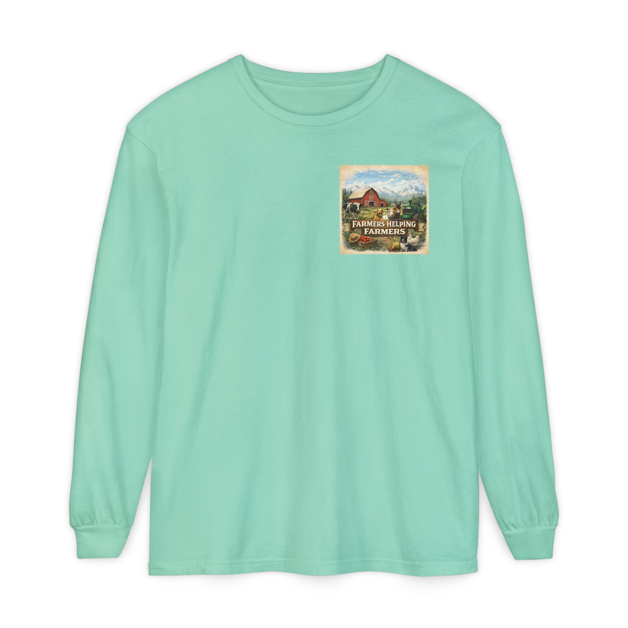 Farmers Helping Farmers Long Sleeve Tee