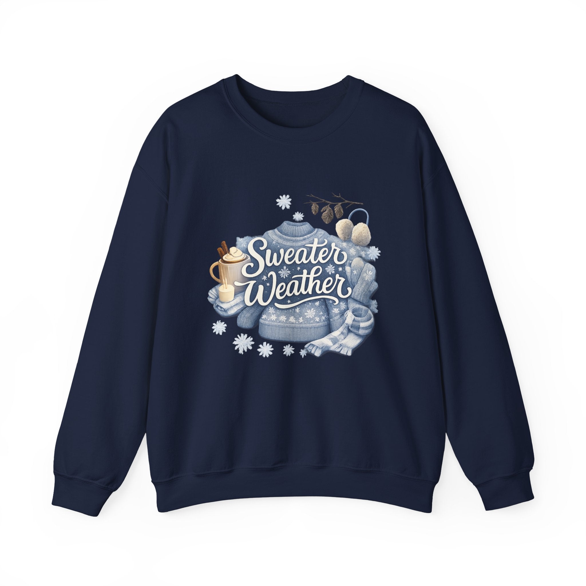 Sweater Weather Crewneck Sweatshirt — Cozy Winter Graphic Sweatshirt