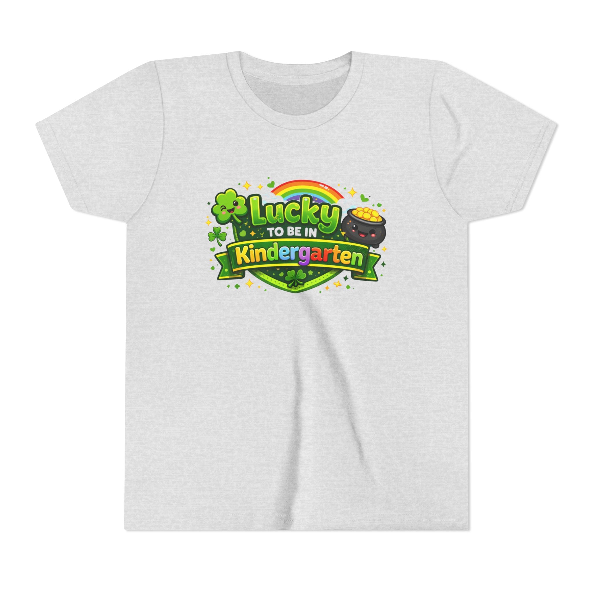 Lucky to Be in Kindergarten Youth Tee — St. Patrick’s Day Kindergarten Shirt