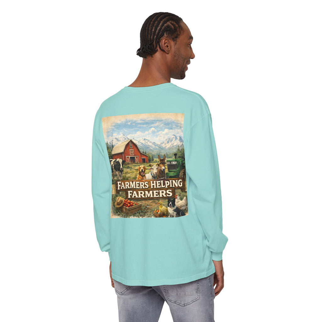 Farmers Helping Farmers Long Sleeve Tee