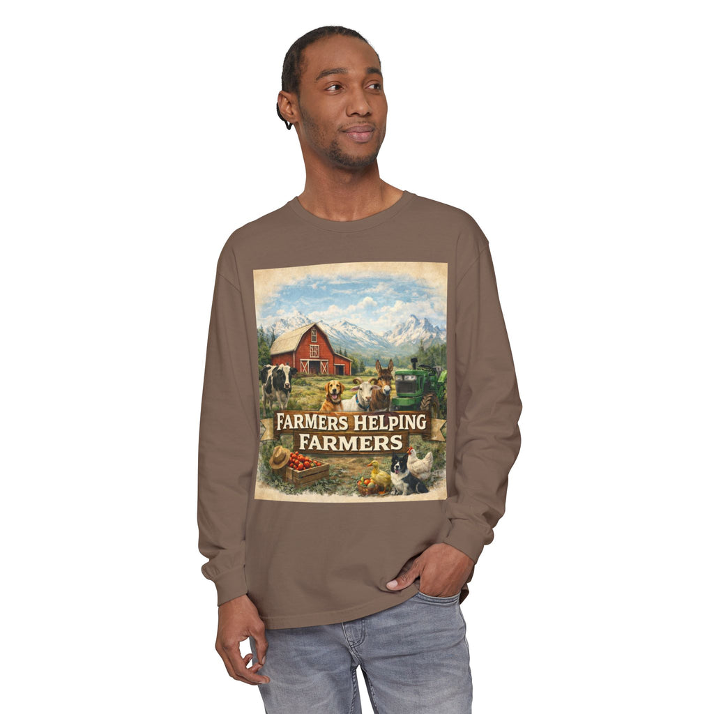 Farmers Helping Farmers Long Sleeve Tee