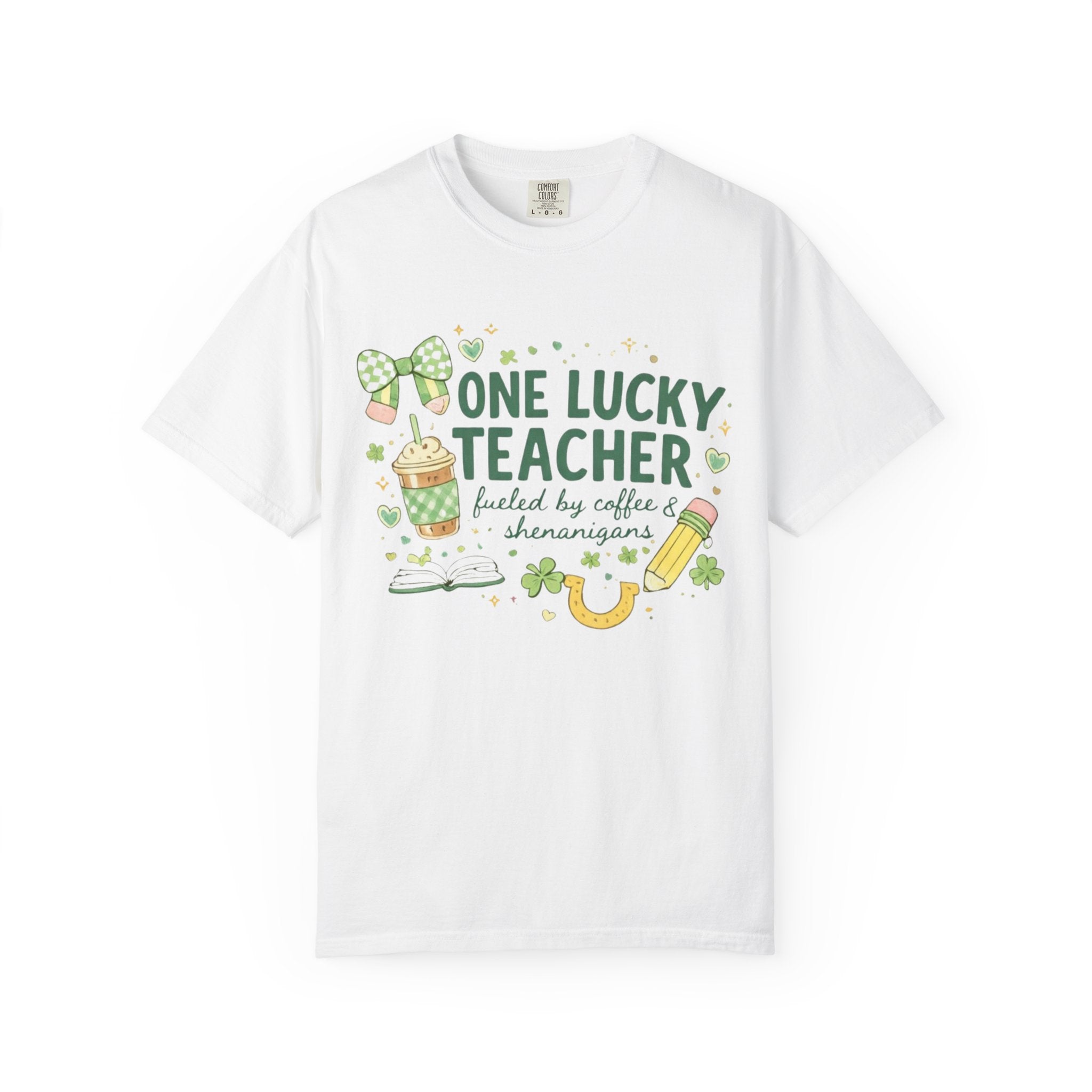 Teacher T-Shirt — "One Lucky Teacher" St. Patrick’s Day Graphic Tee