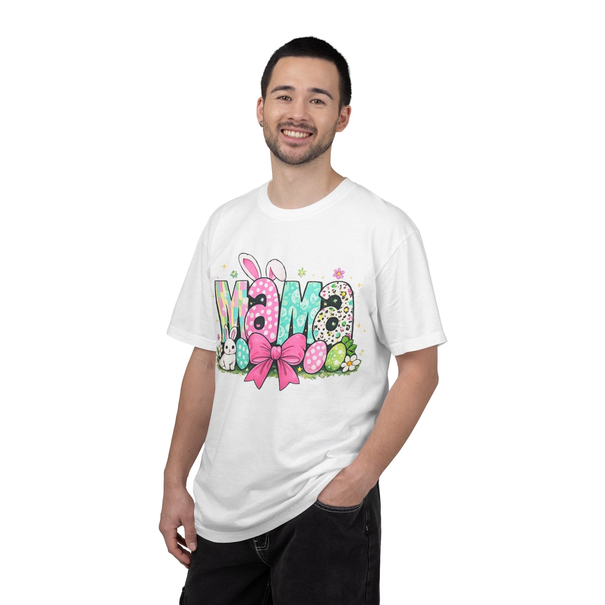 Mama Easter T-Shirt — Pastel Bunny & Egg Spring Shirt