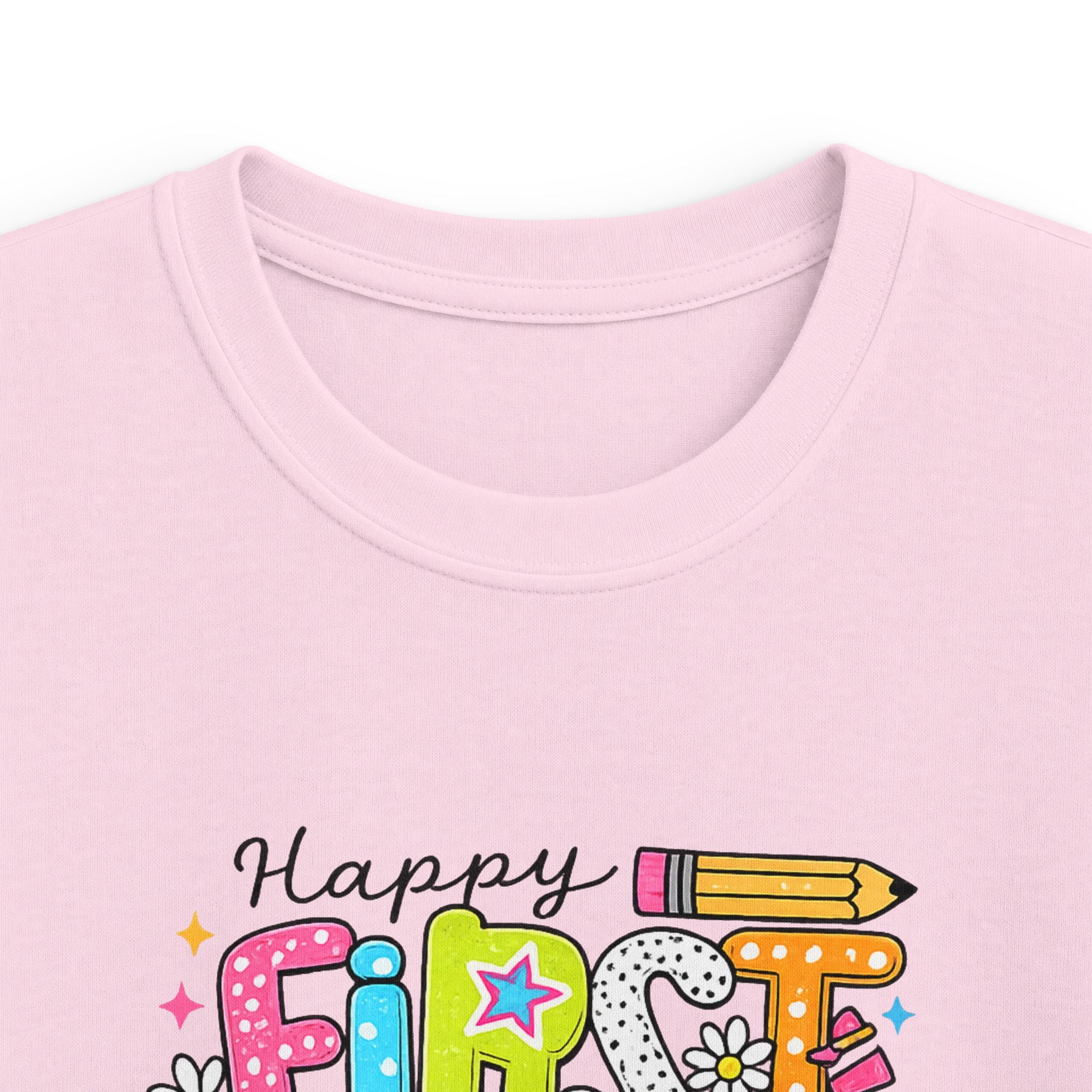 First Day of School Kids T‑Shirt — Colorful Back-to-School Tee