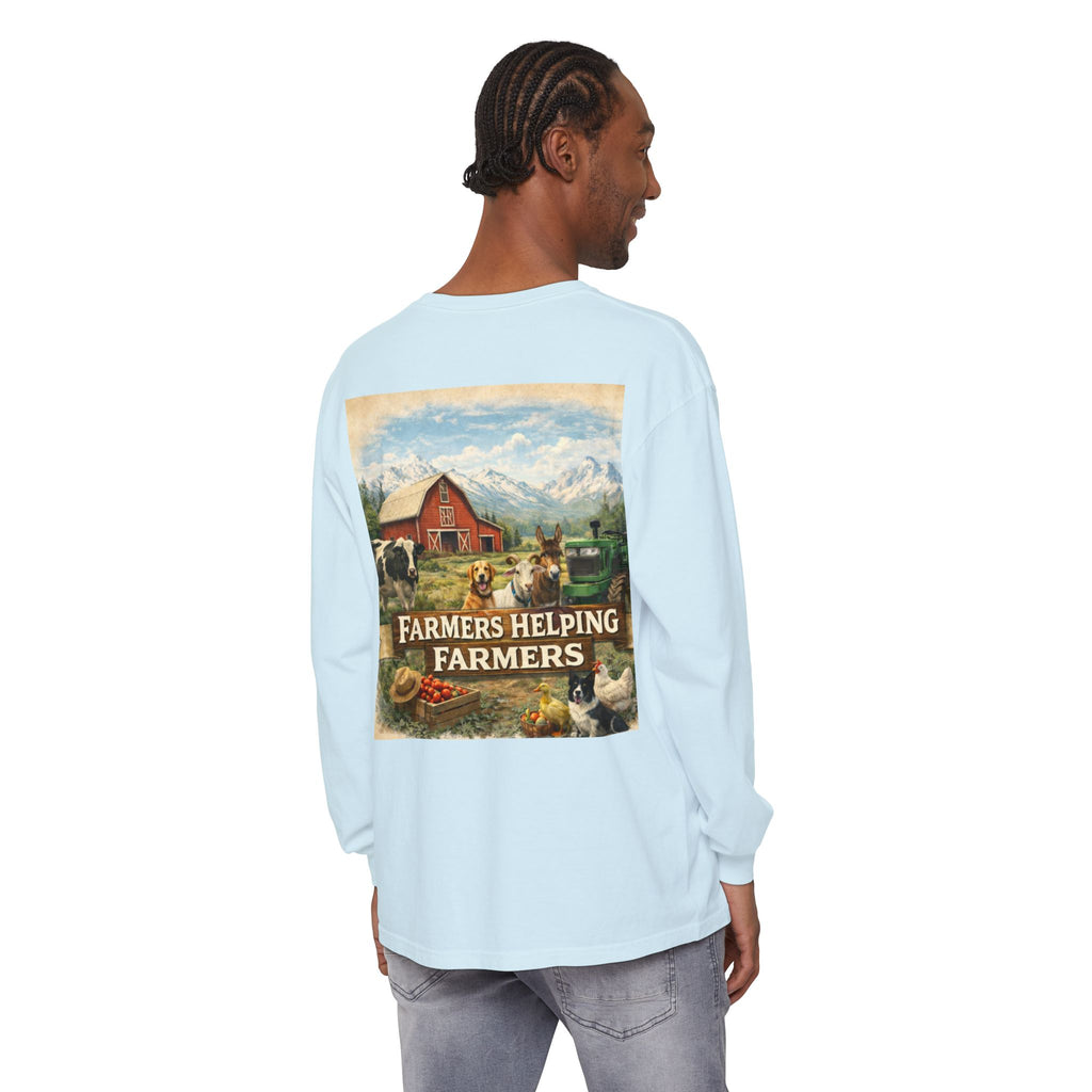 Farmers Helping Farmers Long Sleeve Tee