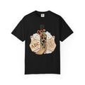 Teacher Cowgirl Boot T-Shirt – ABC 123 Classroom Scissors Design