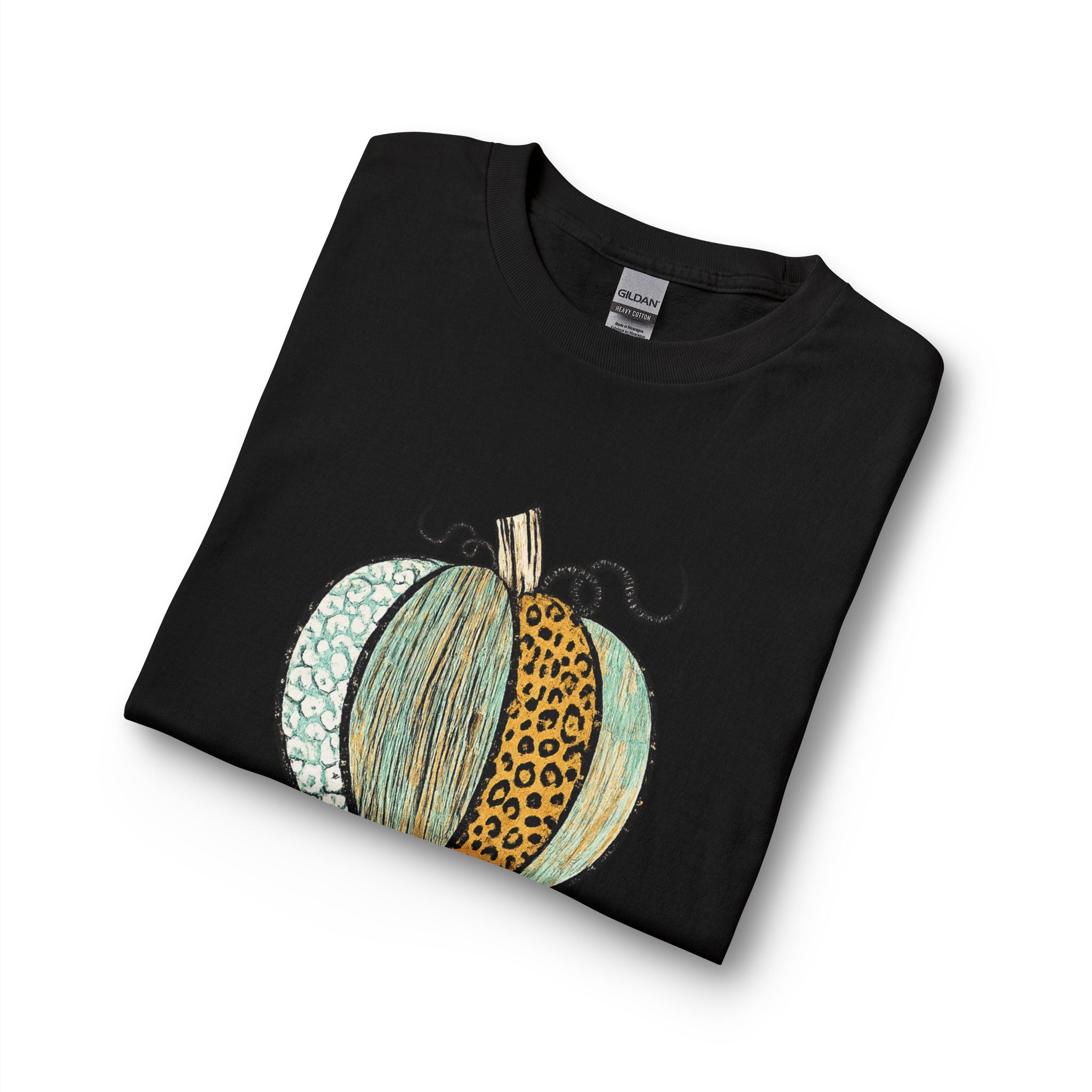 Long Sleeve Tee - 'Happy Fall Y'all' Decorative Pumpkin Graphic