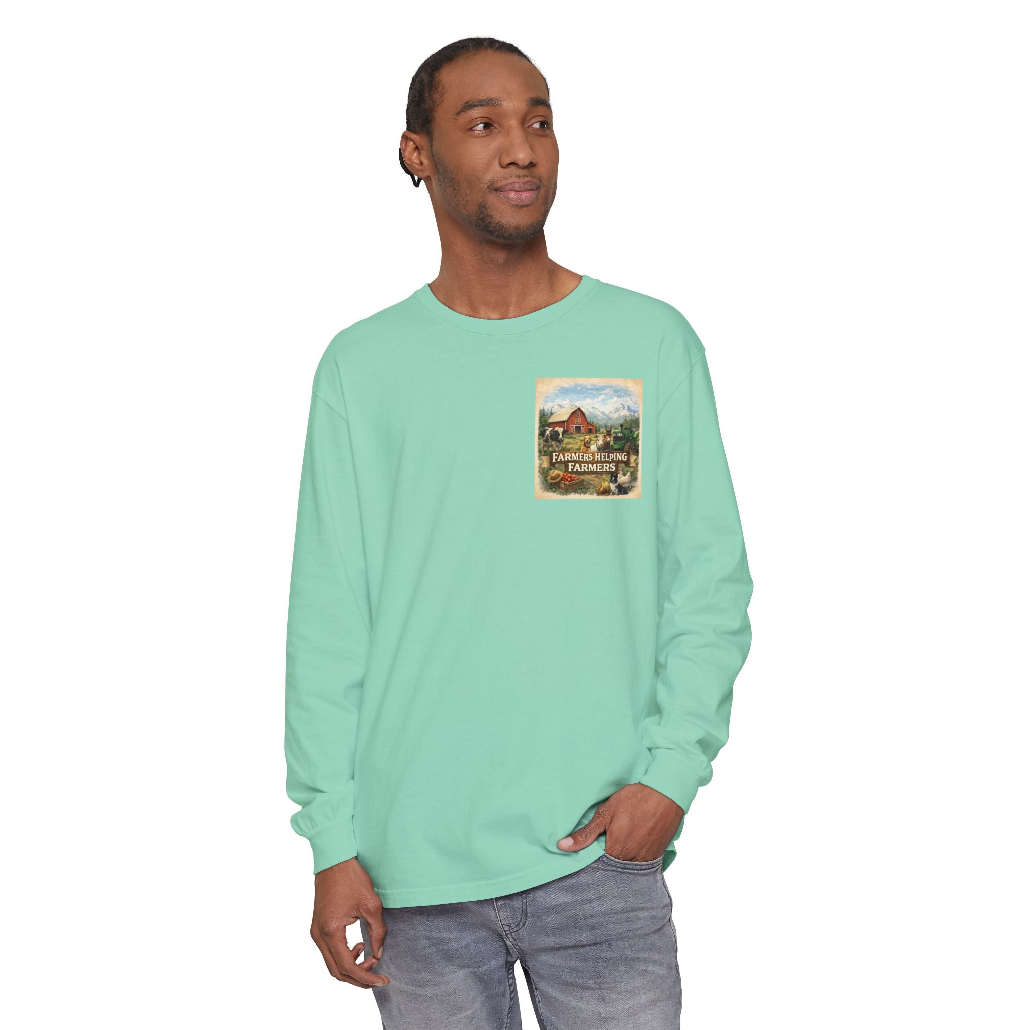 Farmers Helping Farmers Long Sleeve Tee