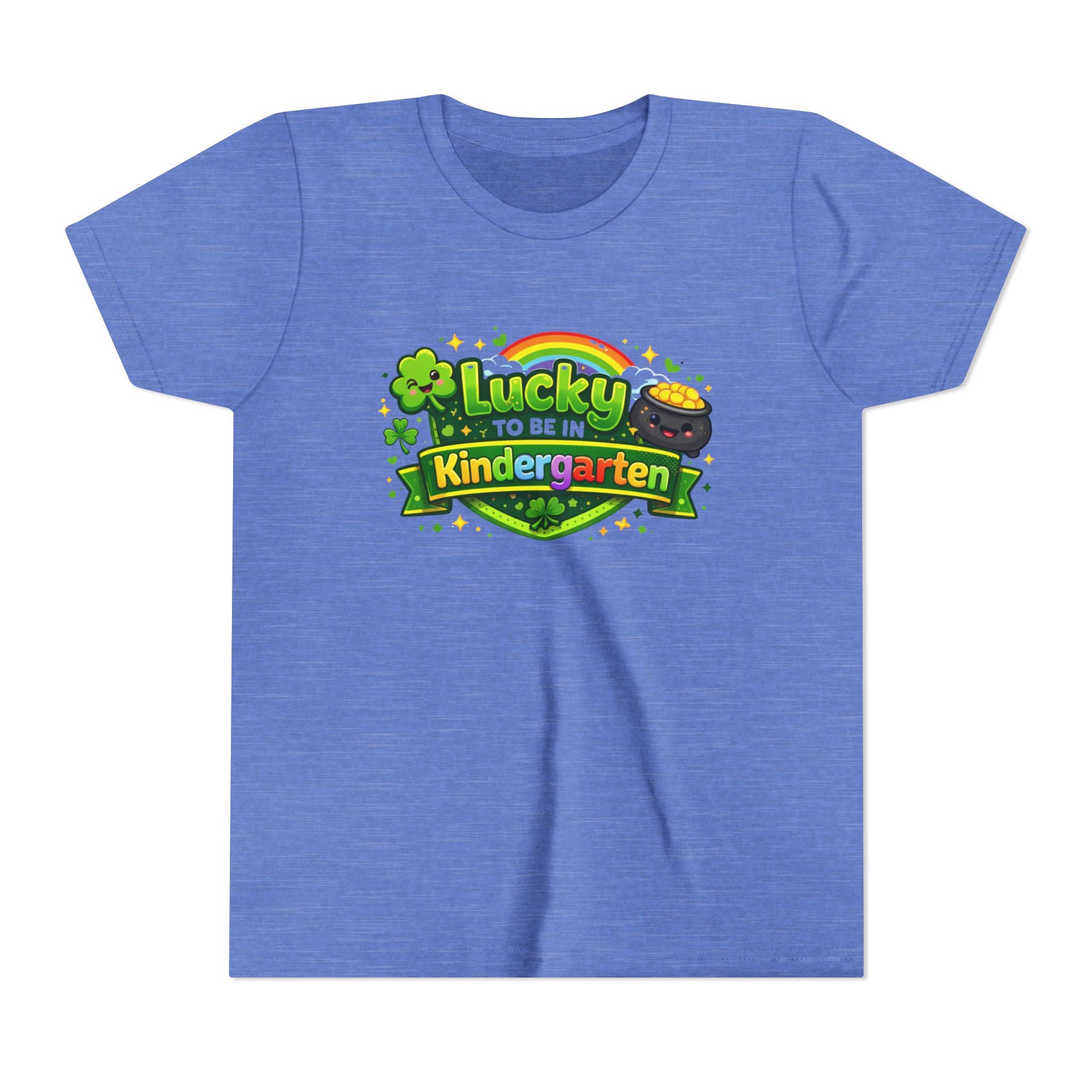 Lucky to Be in Kindergarten Youth Tee — St. Patrick’s Day Kindergarten Shirt