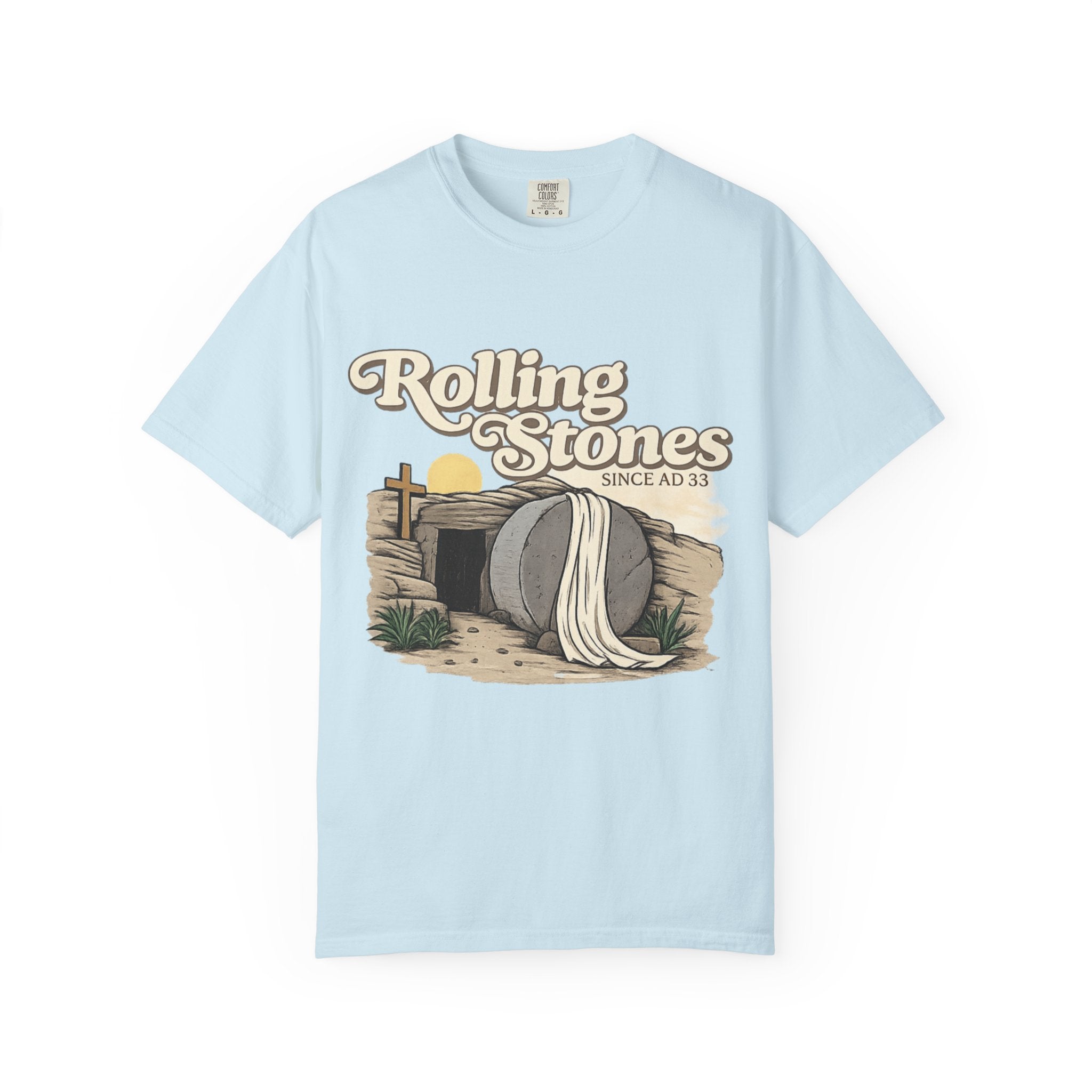 T-Shirt — Vintage 'Rolling Stones' Tomb Design