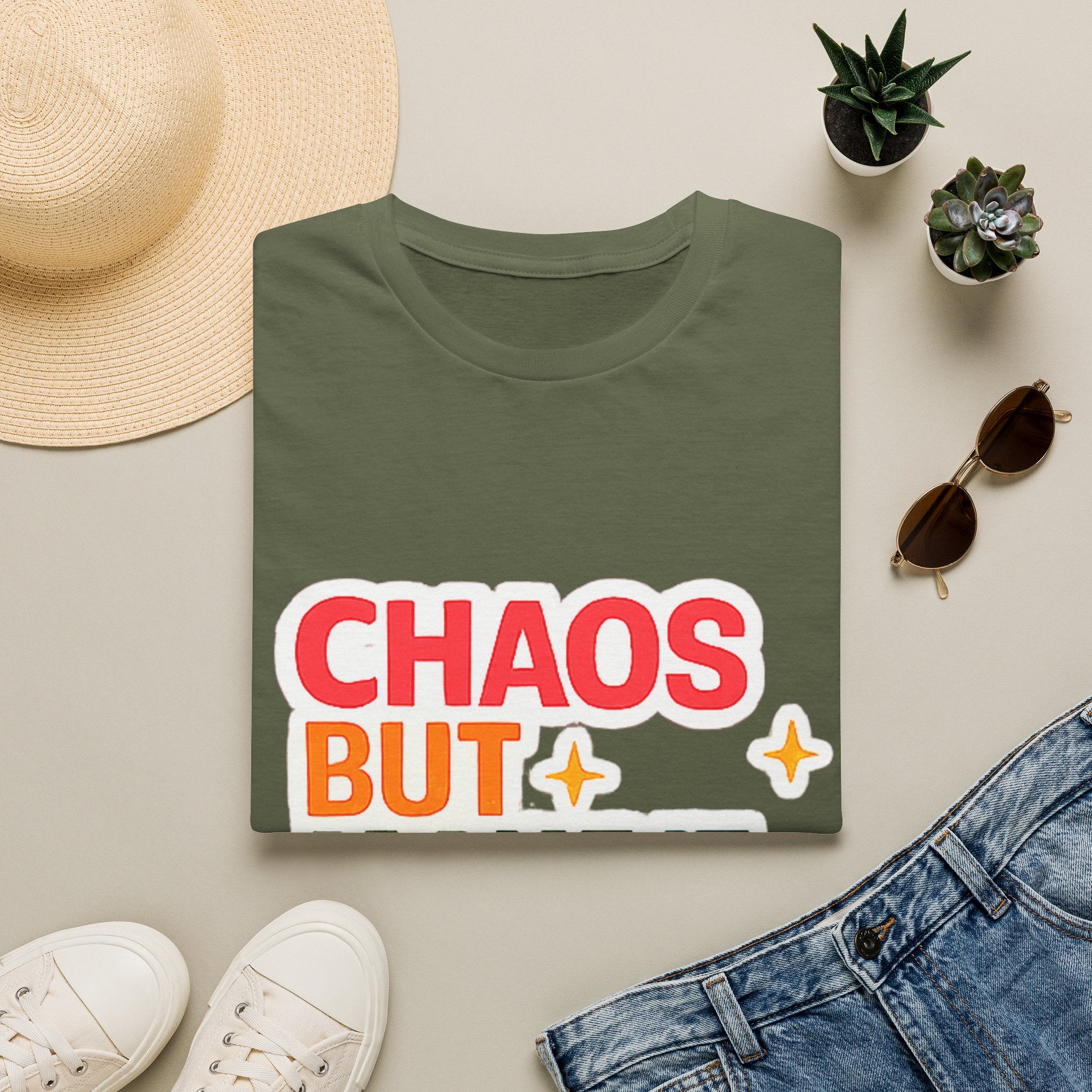 T-Shirt — "Chaos But Make It Academic" Retro Academic Humor Tee