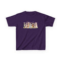 Kids Tee — Cute Row of Party Dogs Graphic