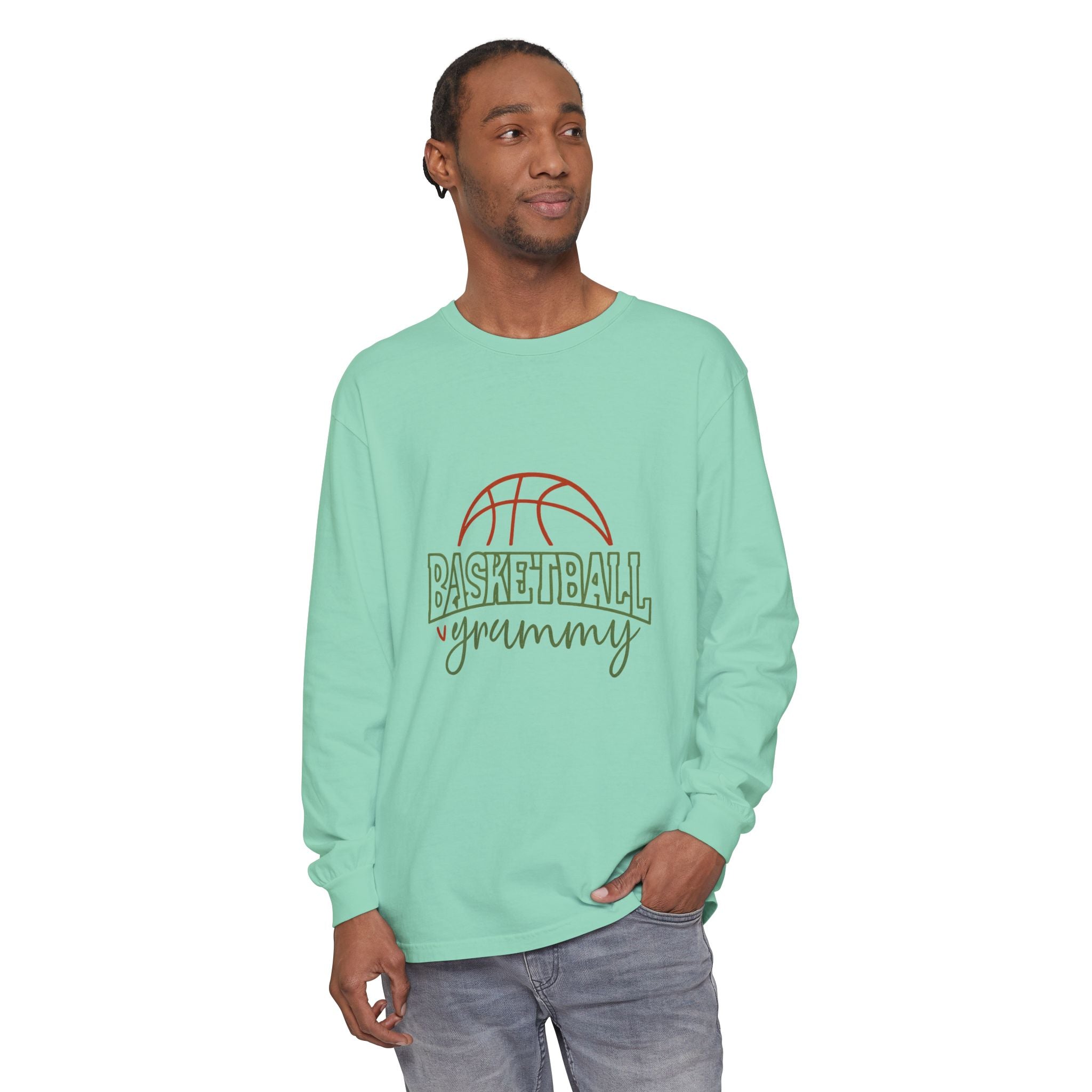 Basketball Mommy Long Sleeve Tee