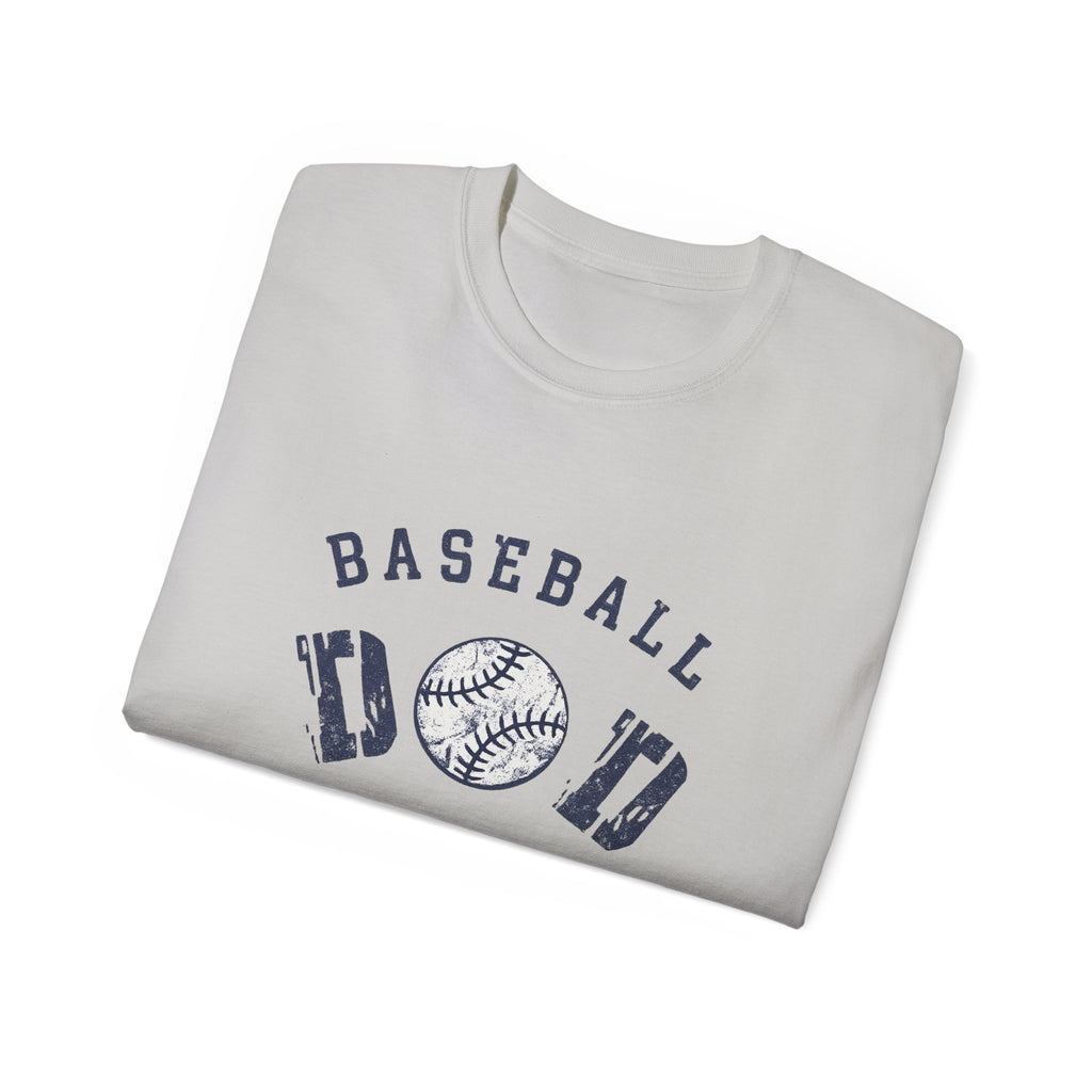 Baseball Dad T-Shirt — Vintage Baseball Graphic Tee for Fathers