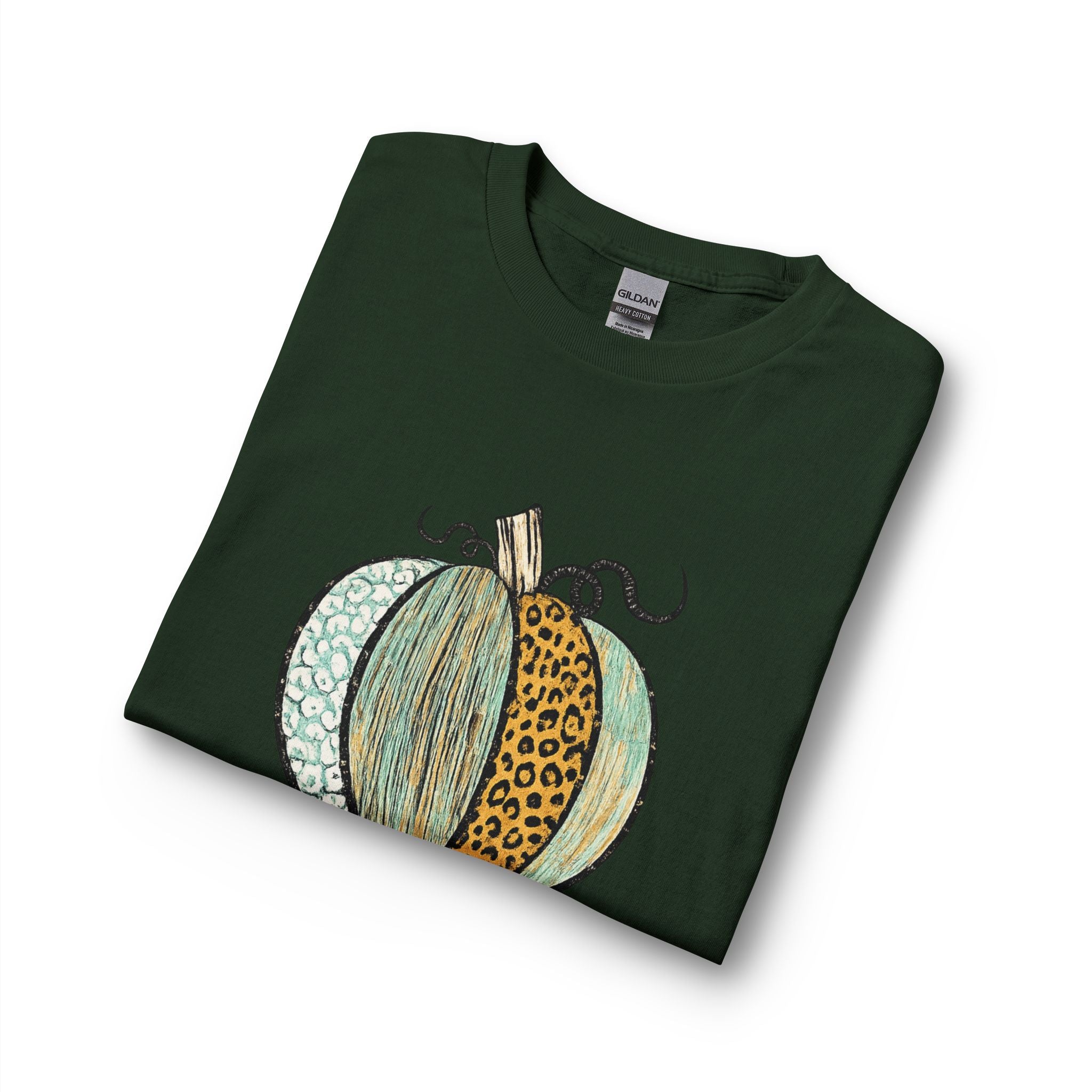 Long Sleeve Tee - 'Happy Fall Y'all' Decorative Pumpkin Graphic