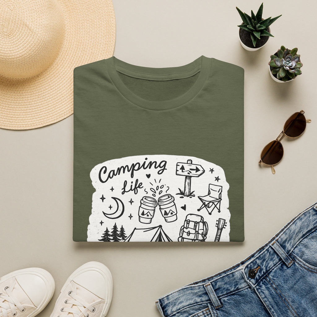 Camping Life T-Shirt — 'Camping Life is the Best Life' Graphic Tee for Outdoor Lovers
