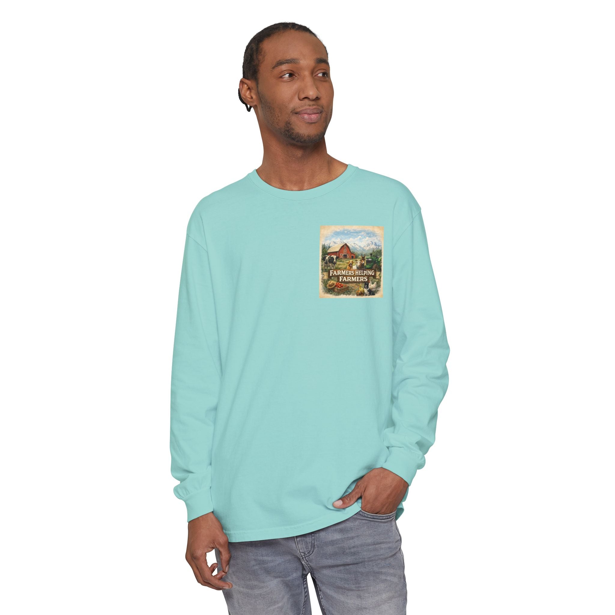 Farmers Helping Farmers Long Sleeve Tee