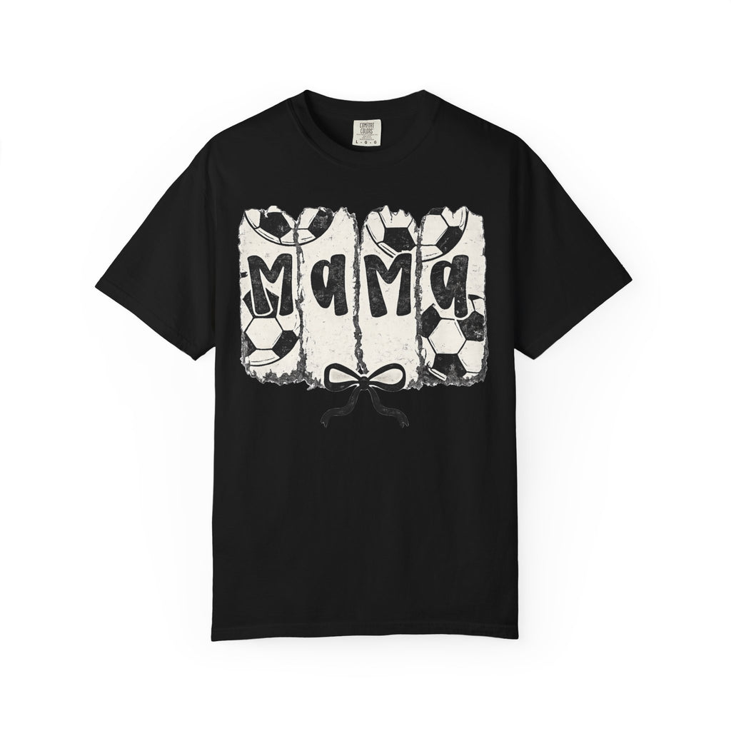Mama Soccer T-Shirt — Vintage Soccer Ball Mama Tee for Moms