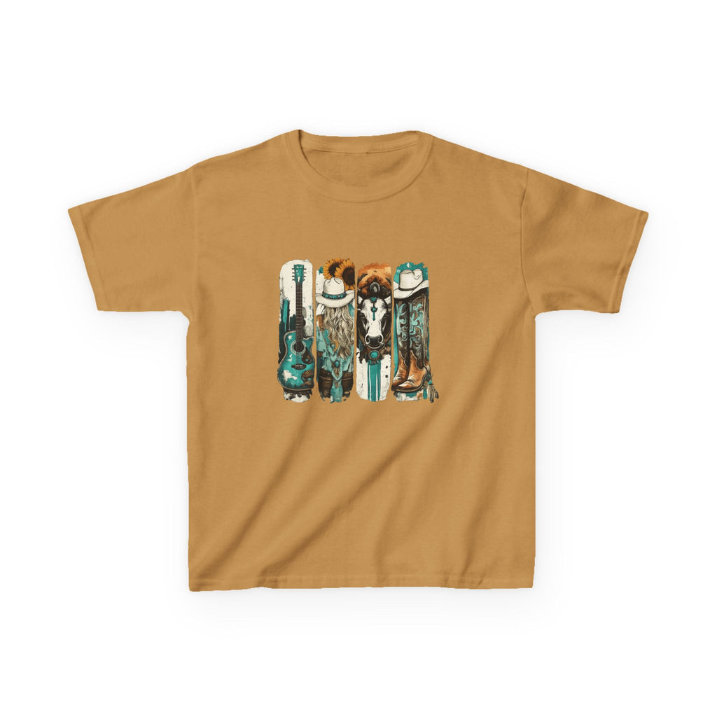 Kids Surfboard Dogs T‑Shirt – Cute Beach Pup Graphic Tee for Kids
