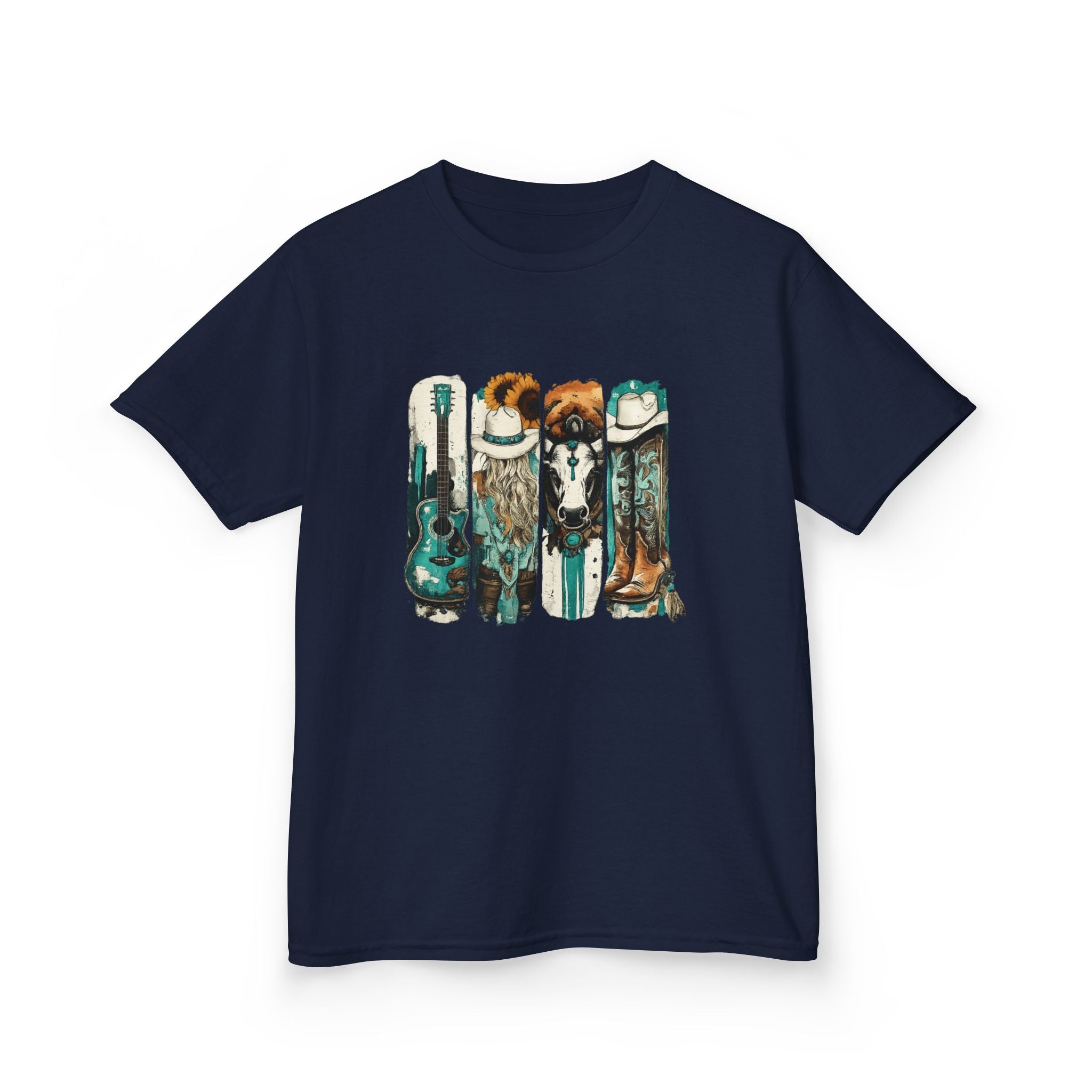 Kids Surfboard Dogs T‑Shirt – Cute Beach Pup Graphic Tee for Kids