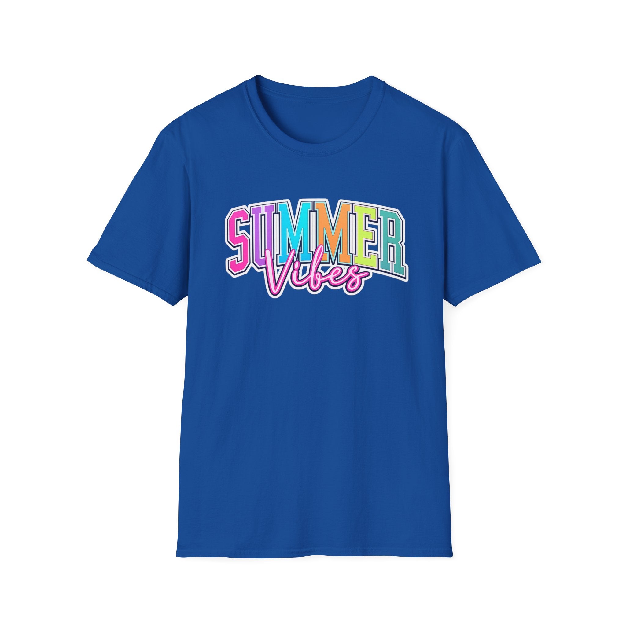 Summer Vibes T-Shirt — Colorful Retro Beach Graphic Tee
