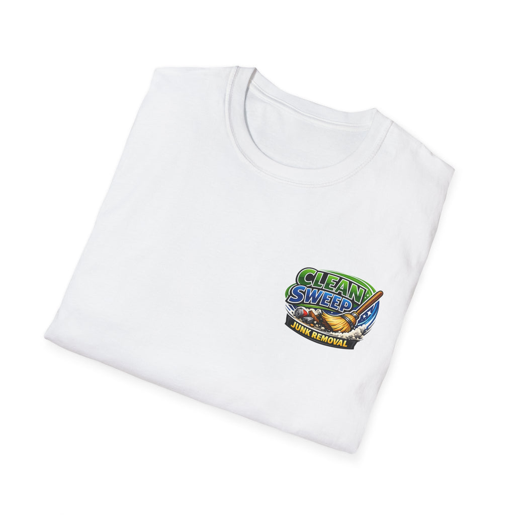 Clean Sweep Junk Removal T-Shirt - Logo Tee for Cleanup Crews