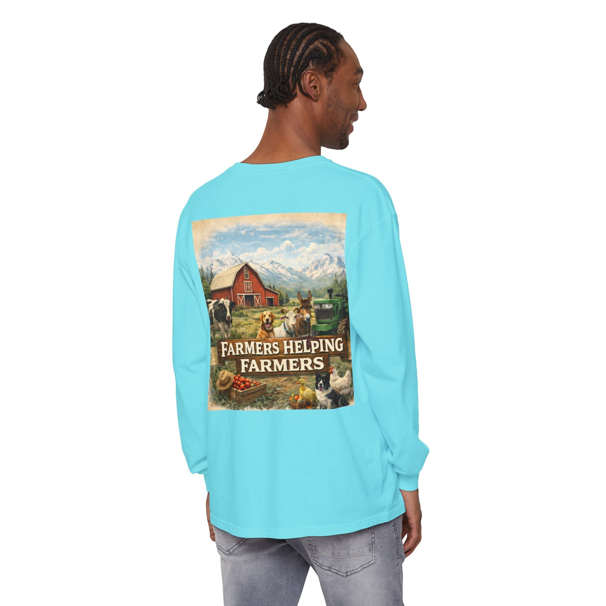 Farmers Helping Farmers Long Sleeve Tee