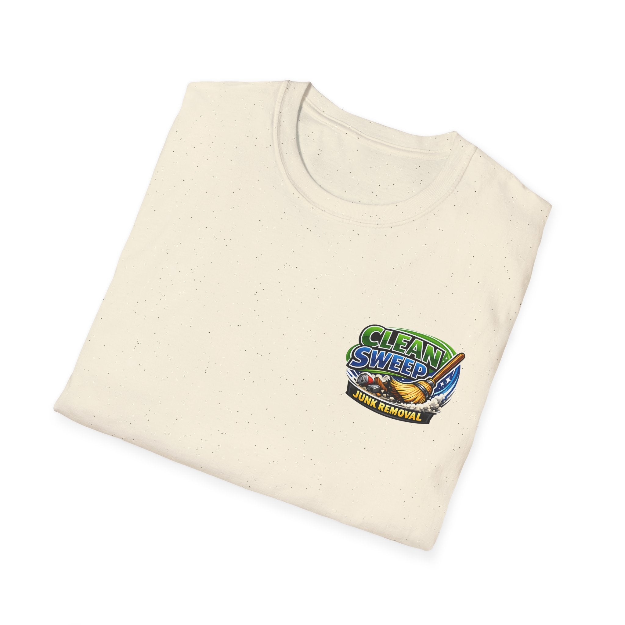 Clean Sweep Junk Removal T-Shirt - Logo Tee for Cleanup Crews
