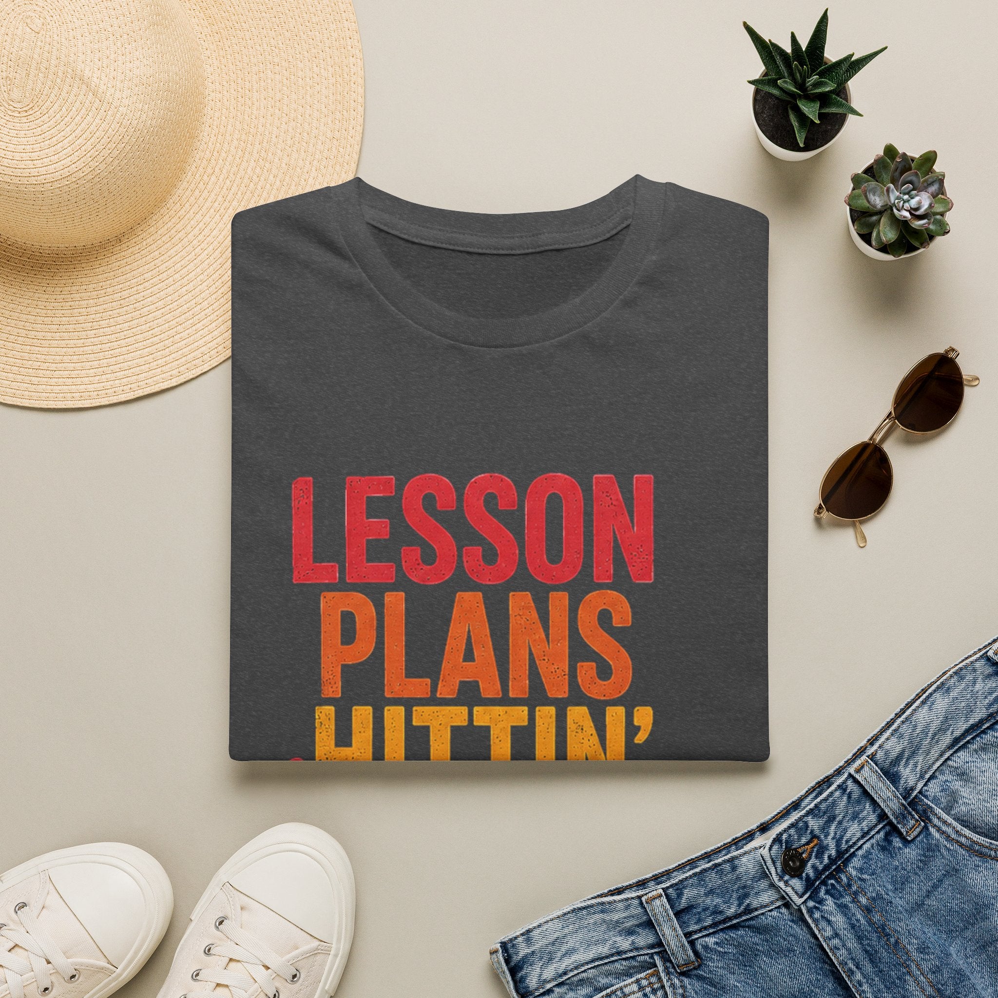 Teacher T-Shirt — "Lesson Plans Hittin' Like a Mixtape" Retro Teacher Gift