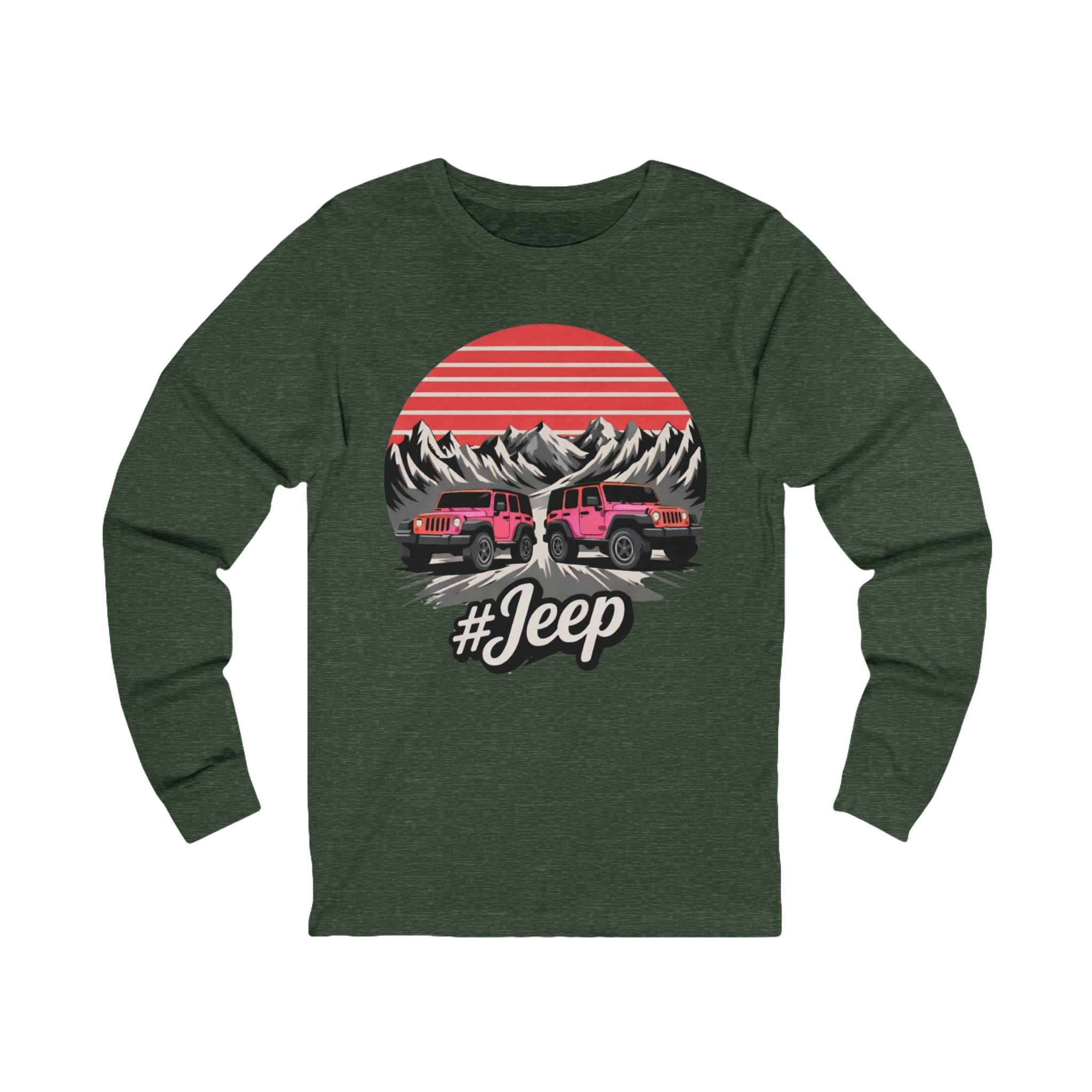 Jeep Off-Road Sunset Long Sleeve Tee