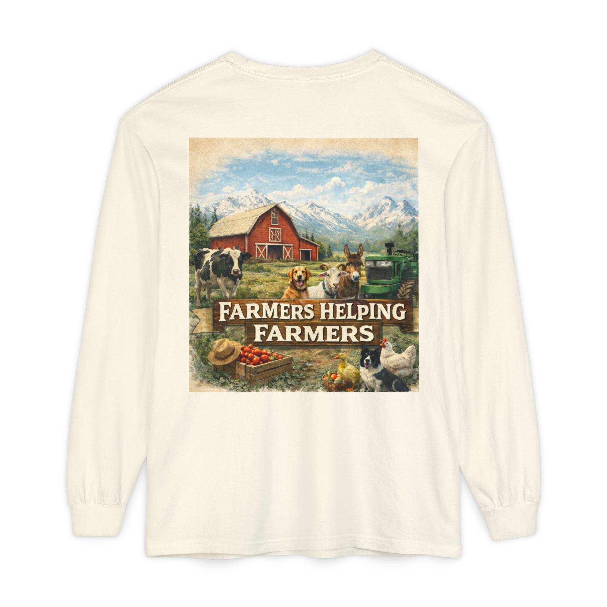 Farmers Helping Farmers Long Sleeve Tee