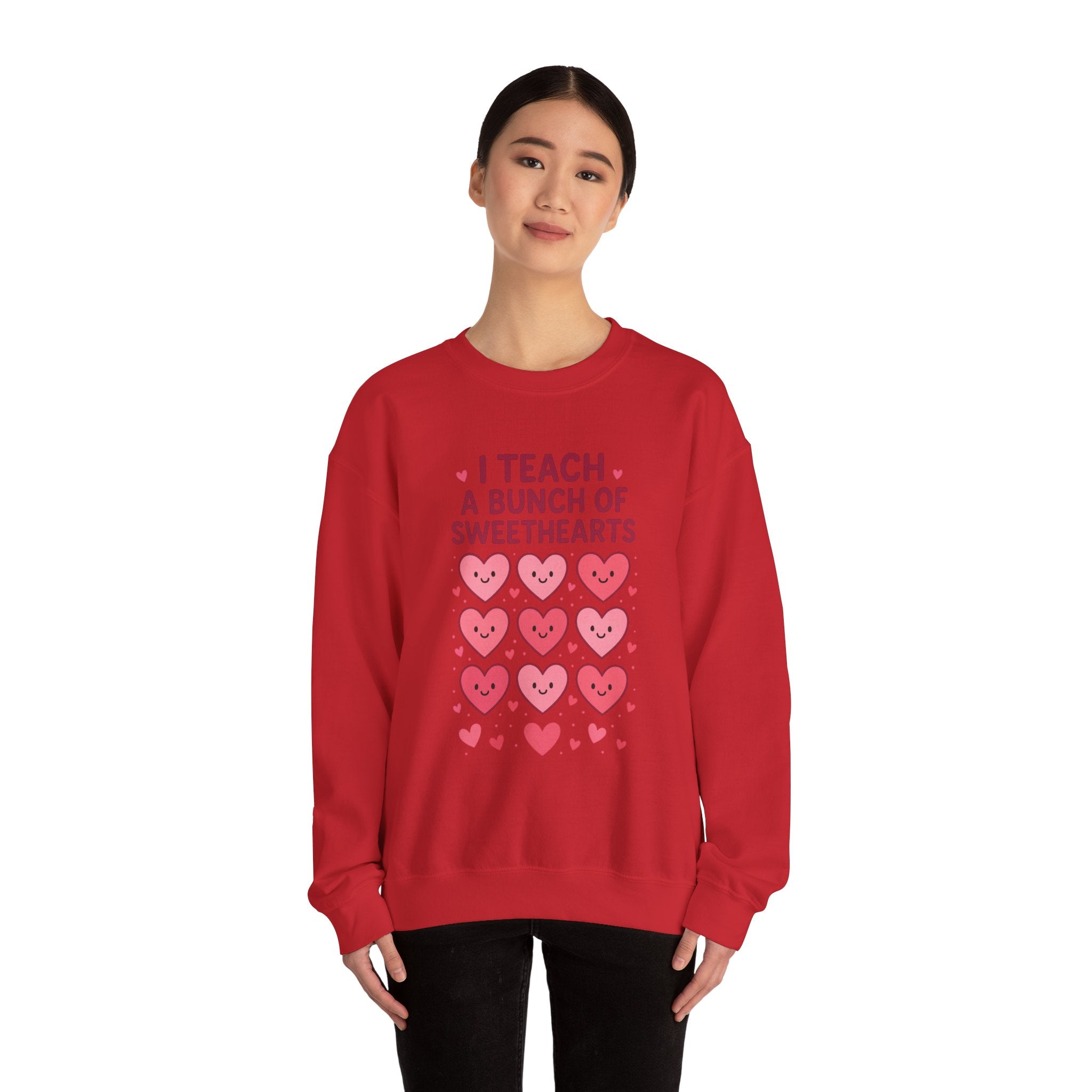 Sweatshirt — I Teach a Bunch of Sweethearts | Valentine's Teacher Crewneck