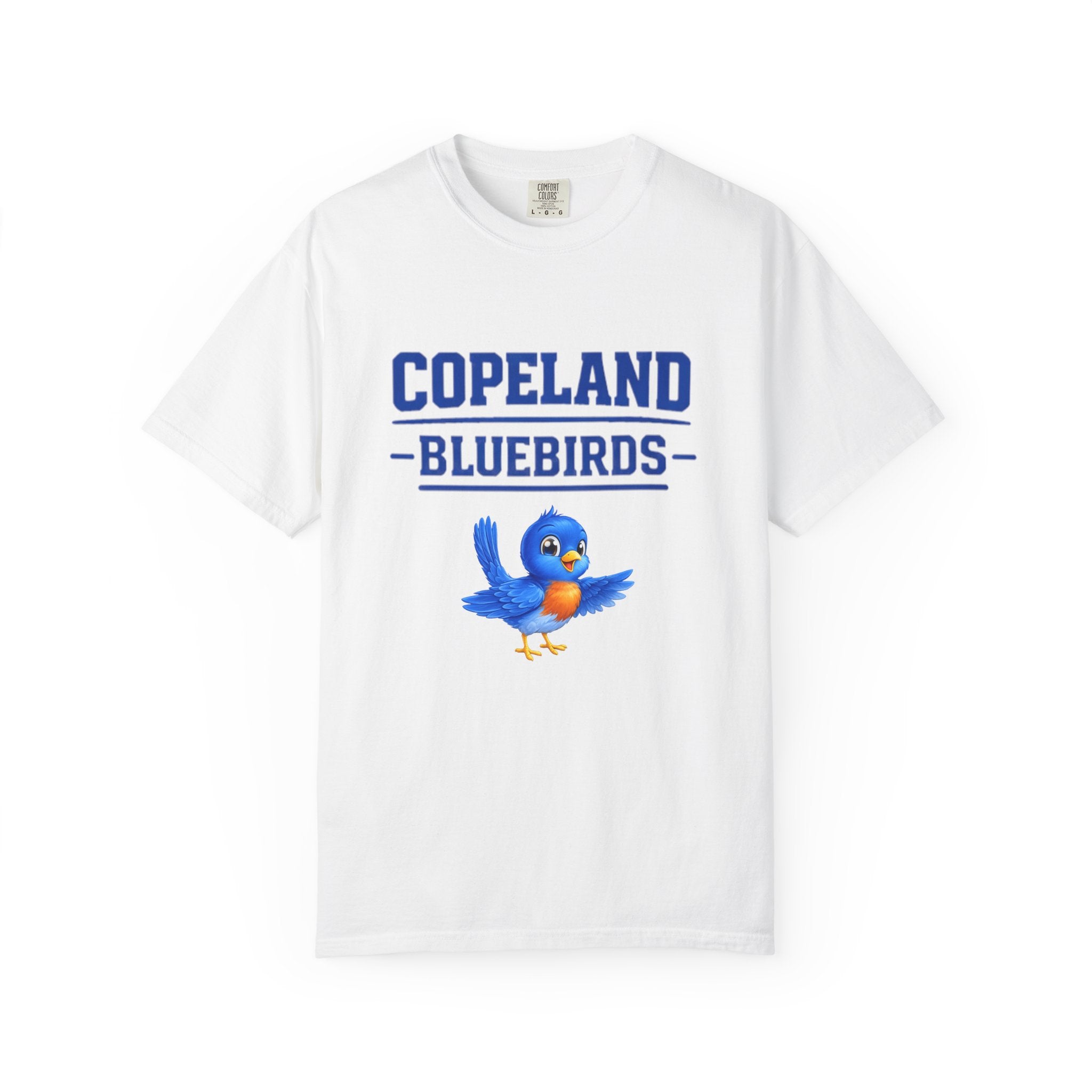 Copeland Bluebirds T-Shirt — Cute Bluebird School Spirit Tee