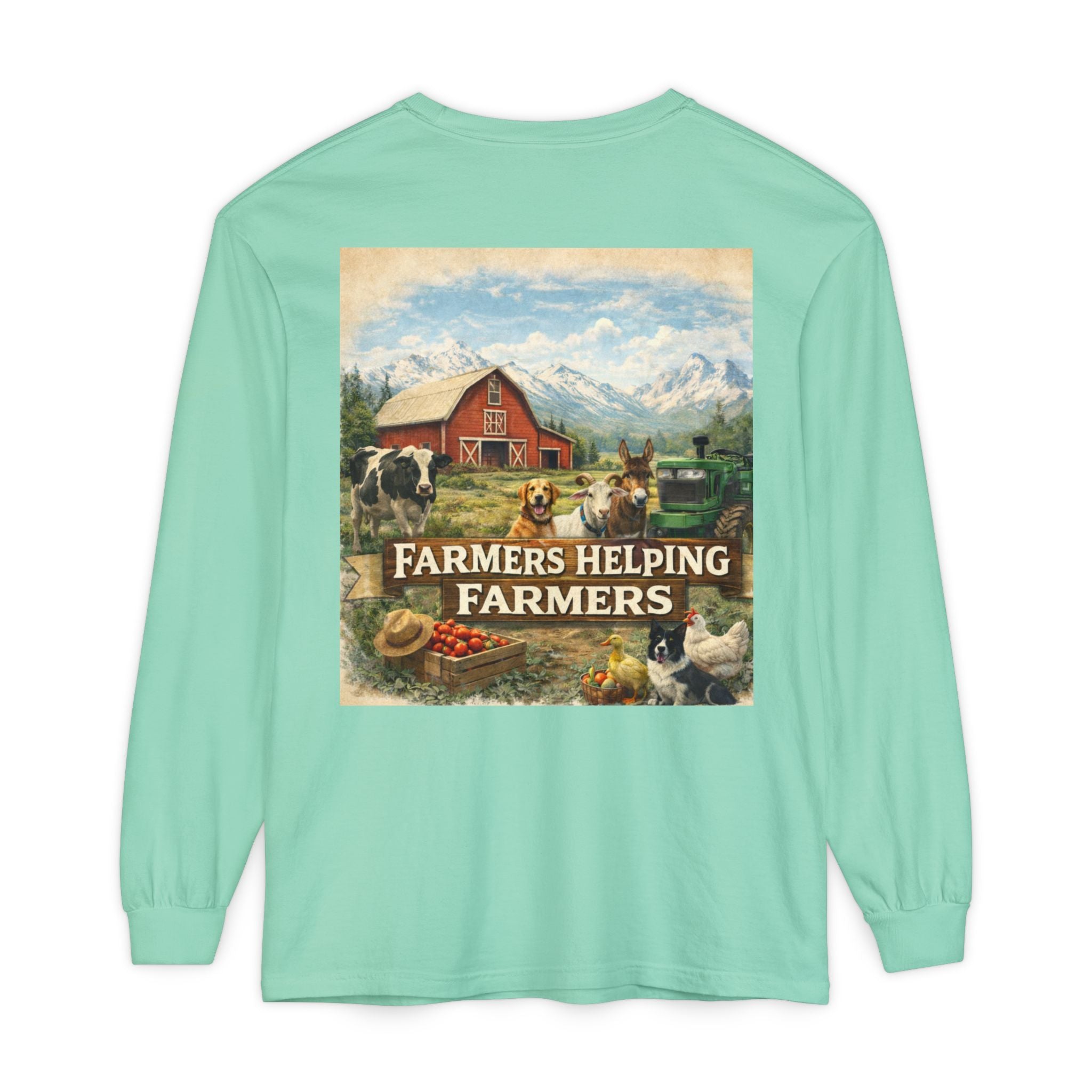 Farmers Helping Farmers Long Sleeve Tee