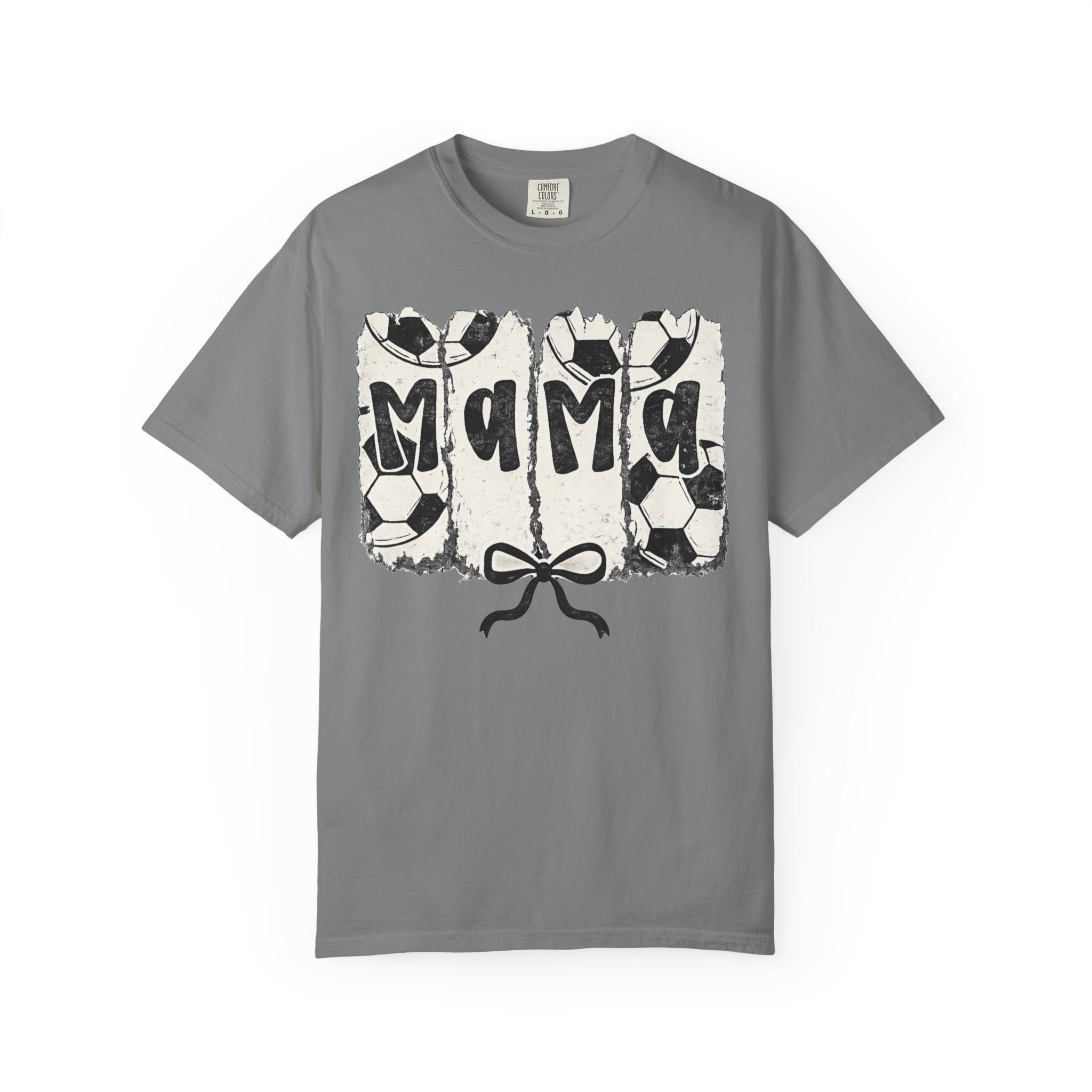 Mama Soccer T-Shirt — Vintage Soccer Ball Mama Tee for Moms