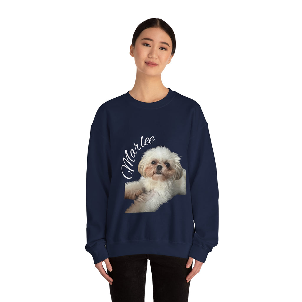 Cute Shih Tzu Puppy Crewneck Sweatshirt — Cozy Dog Lover Pullover