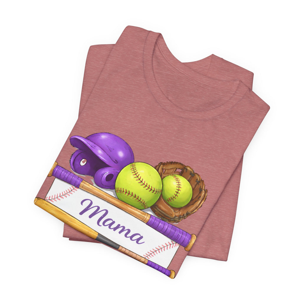 Mama Softball Mom T-Shirt