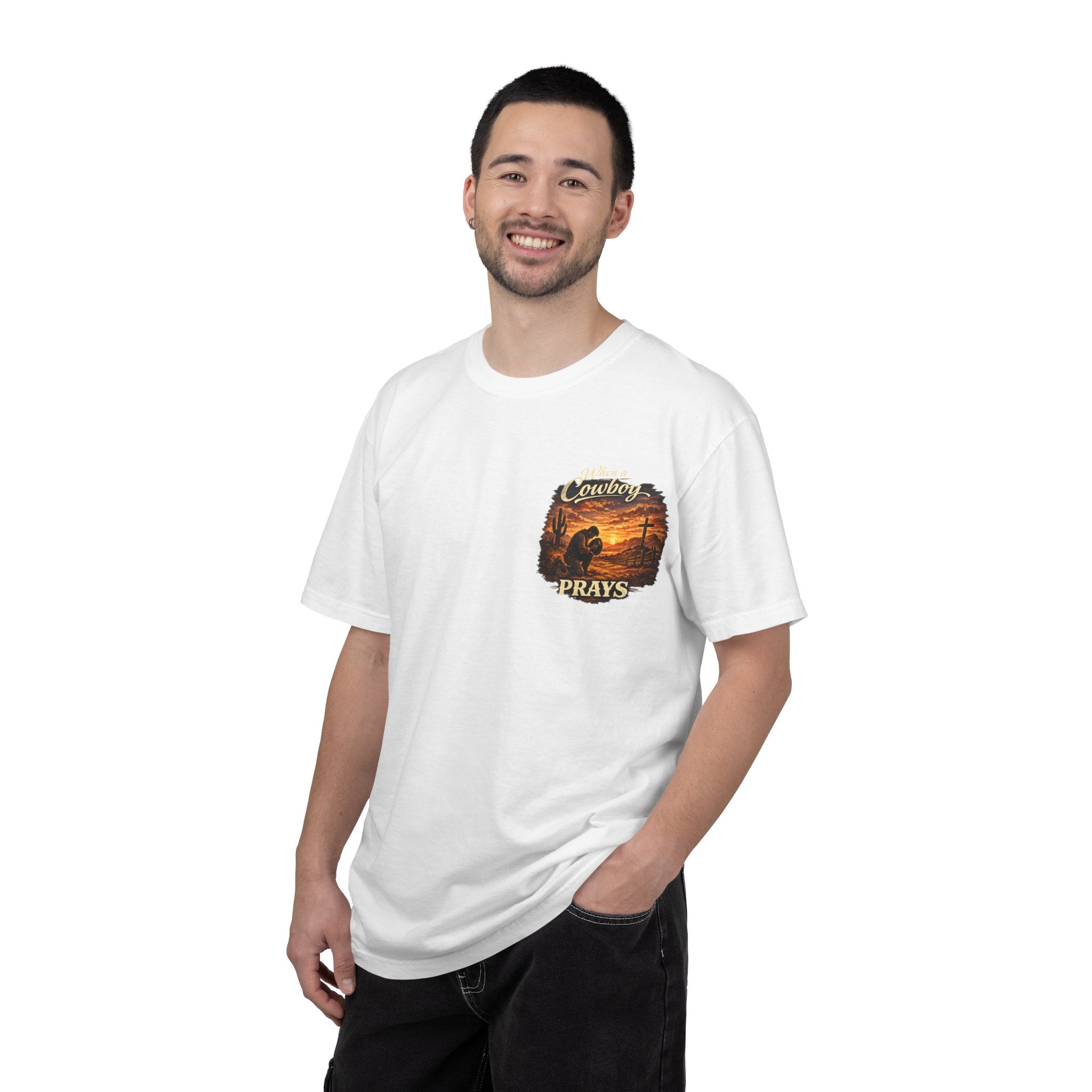 When a Cowboy Prays T-Shirt