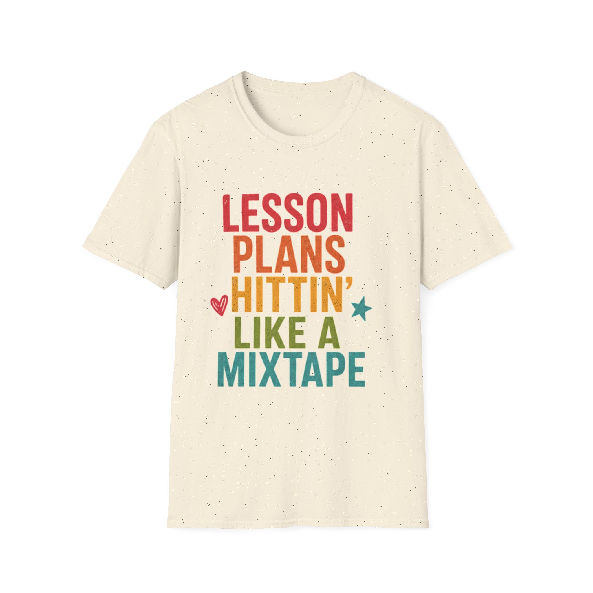Teacher T-Shirt — "Lesson Plans Hittin' Like a Mixtape" Retro Teacher Gift